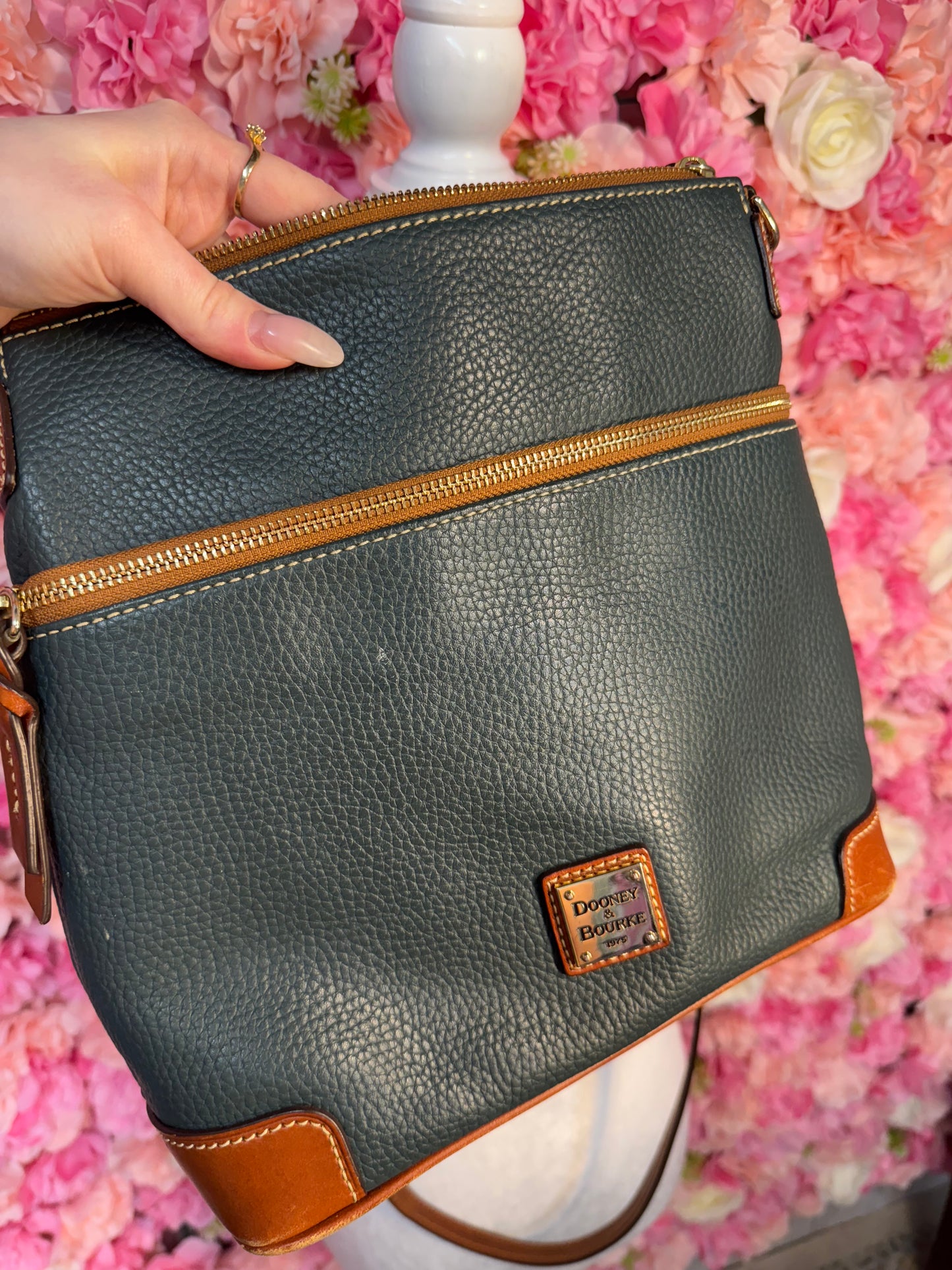 Hunter Green Dooney & Bourke Crossbody