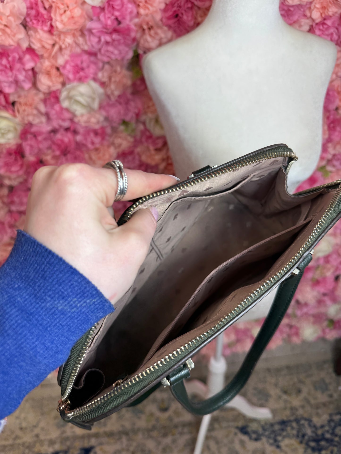 Kate Spade Dark Green Dome Purse