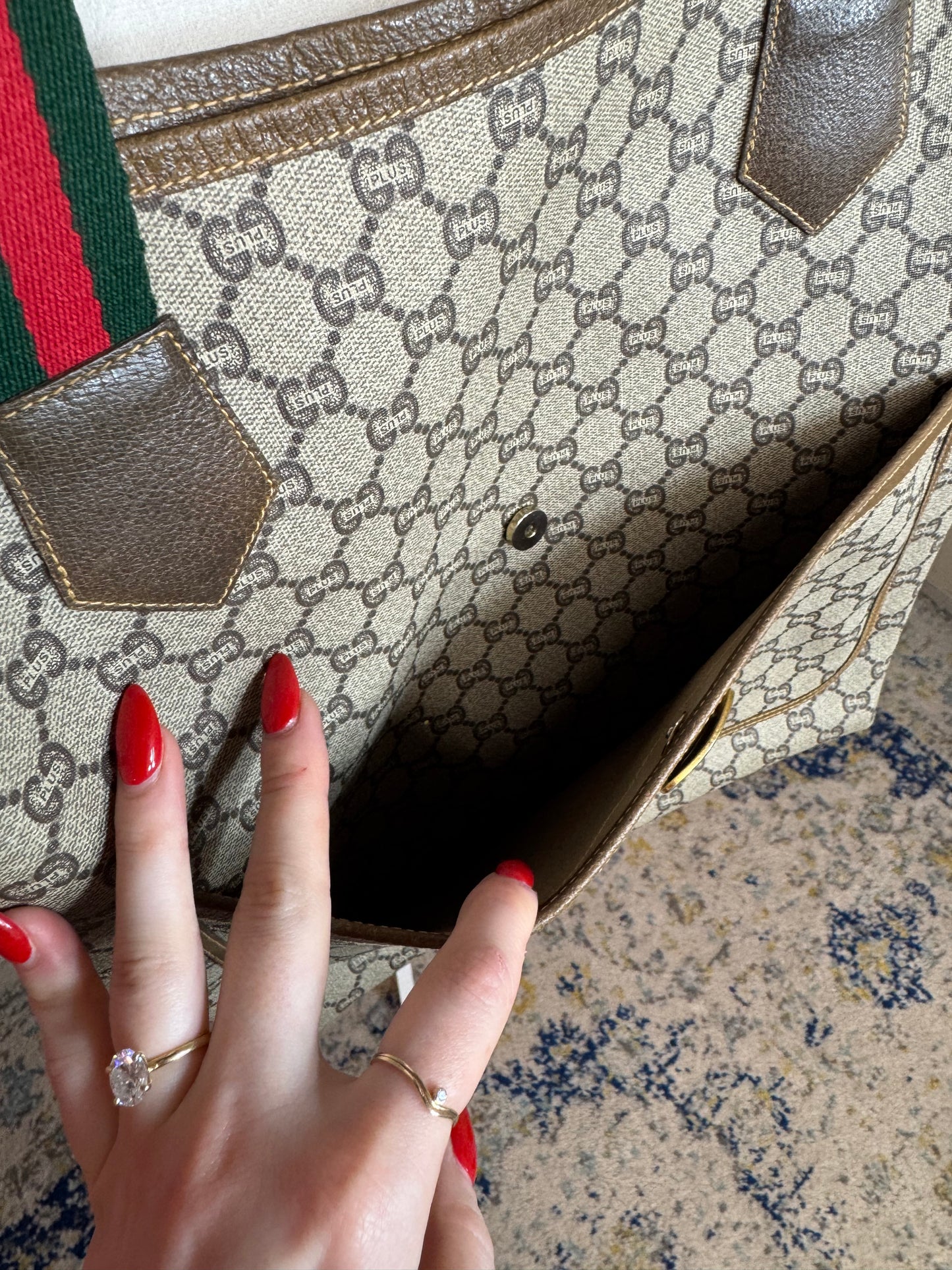 Vintage Gucci Plus Tall Tote