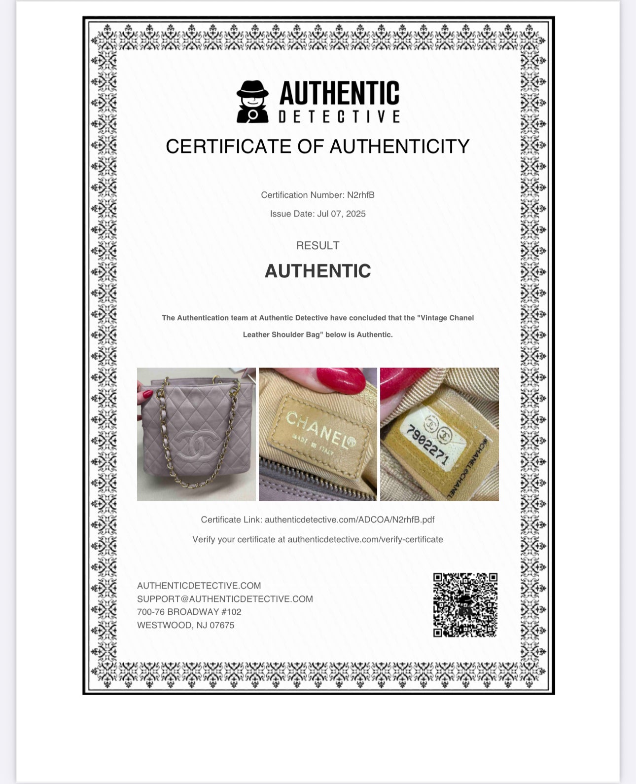 Chanel Matelasse Petite Tote