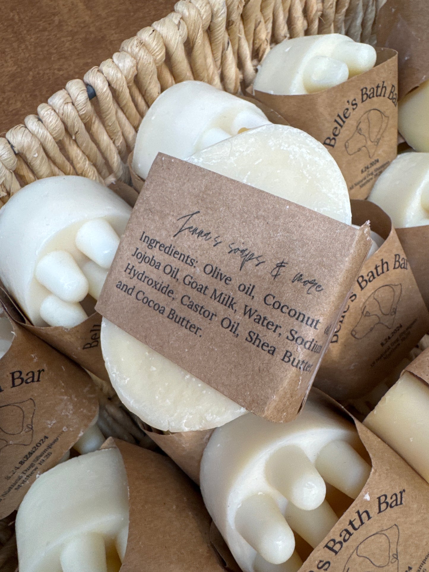 Locally Made Belle’s Bath Bar For Dogs