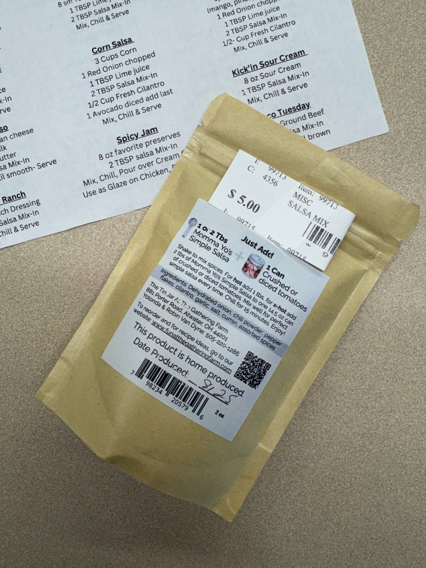 Momma Yo’s Locally Made Simple Salsa HOT