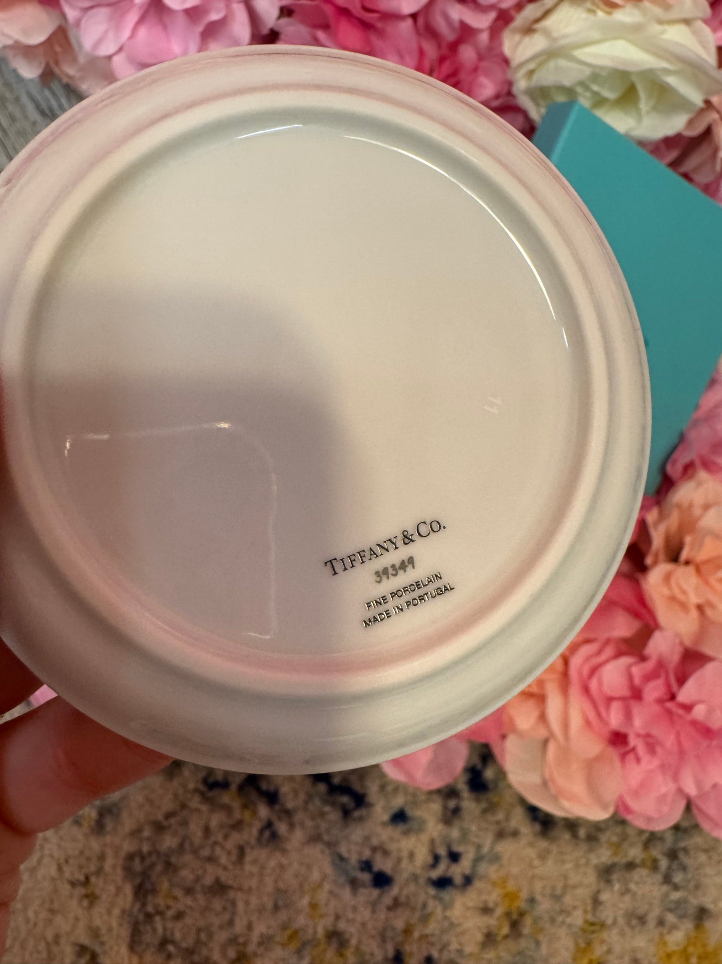 Tiffany & Co Fine Porcelain Trinket Dish with box