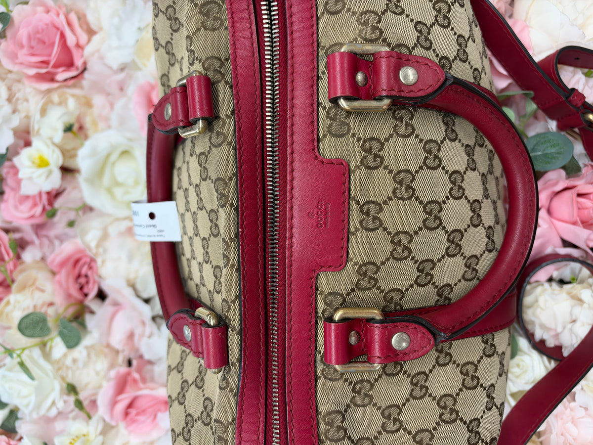 Gucci Canvas Bag With Strap
