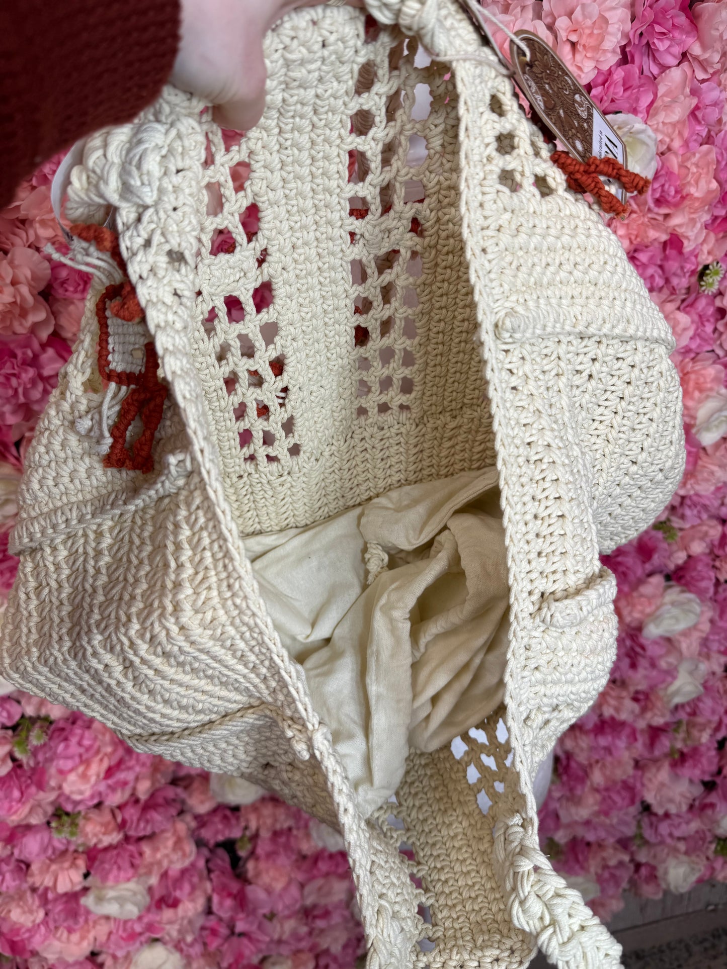 NWT Handcrafted In India Tote Bag