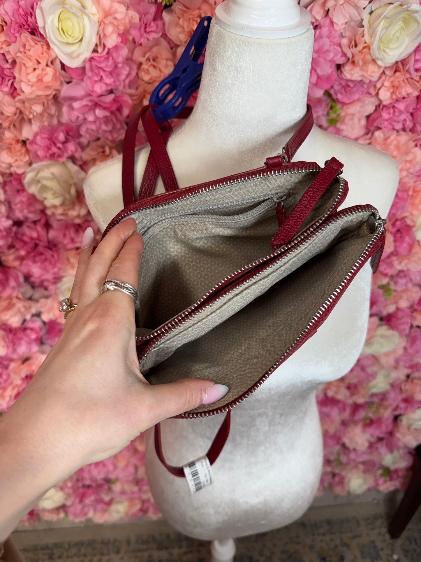 Red Brighton Crossbody Purse