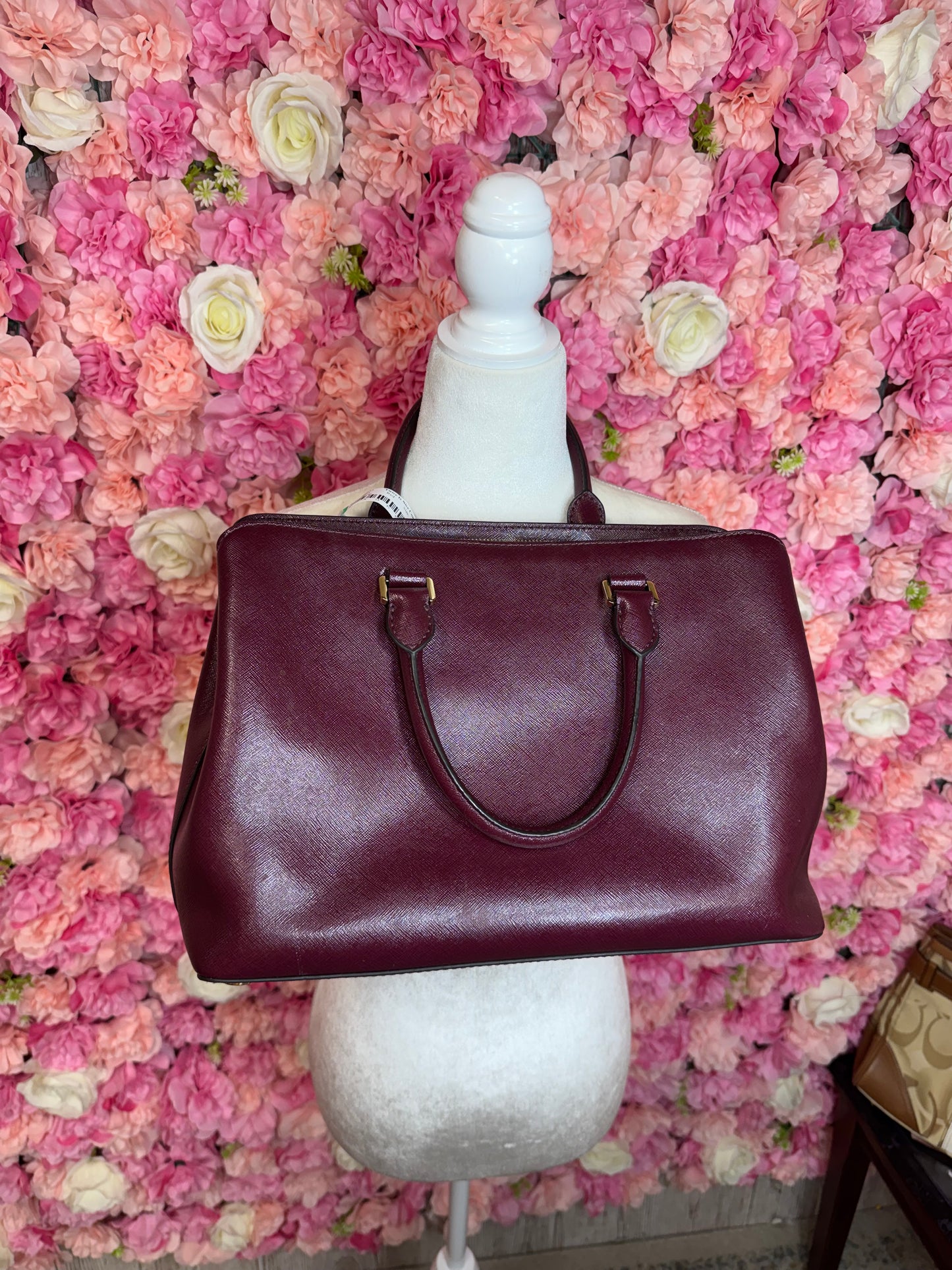 Burgandy Michael Kors Bag No Strap