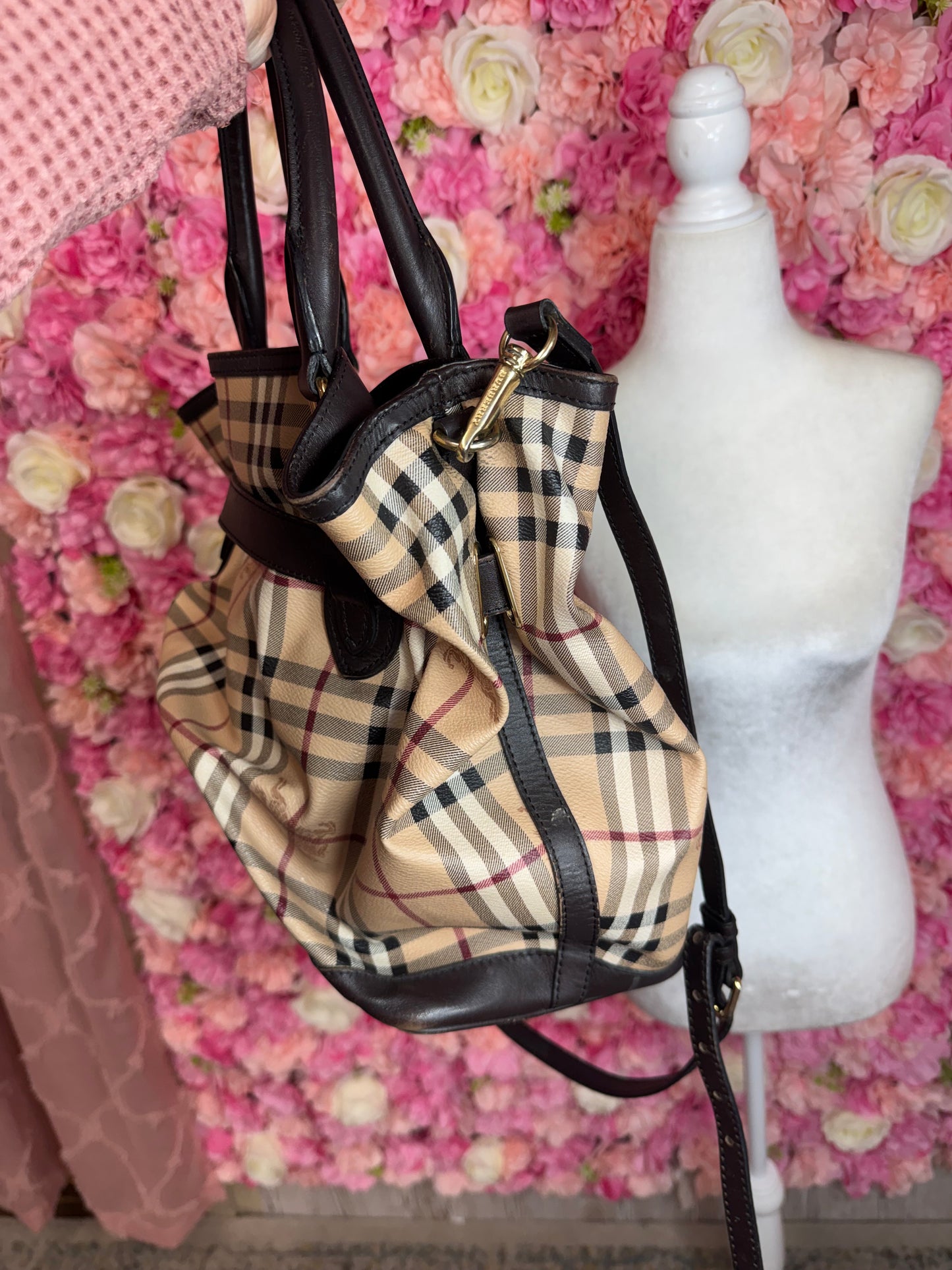 Burberry Haymaker Check Bag