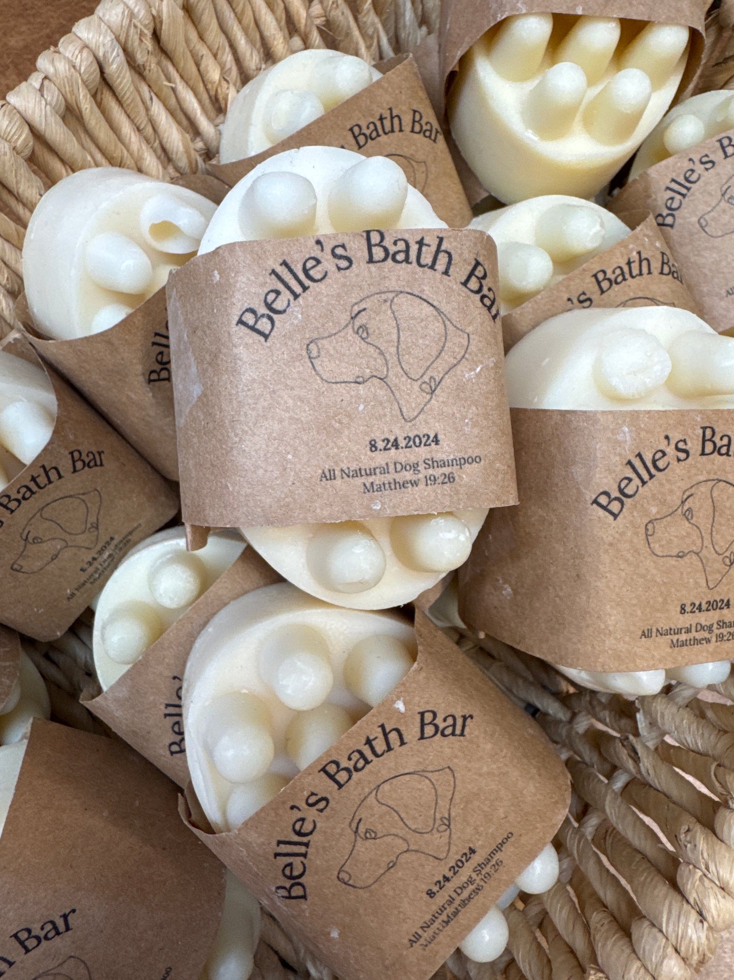 Locally Made Belle’s Bath Bar For Dogs