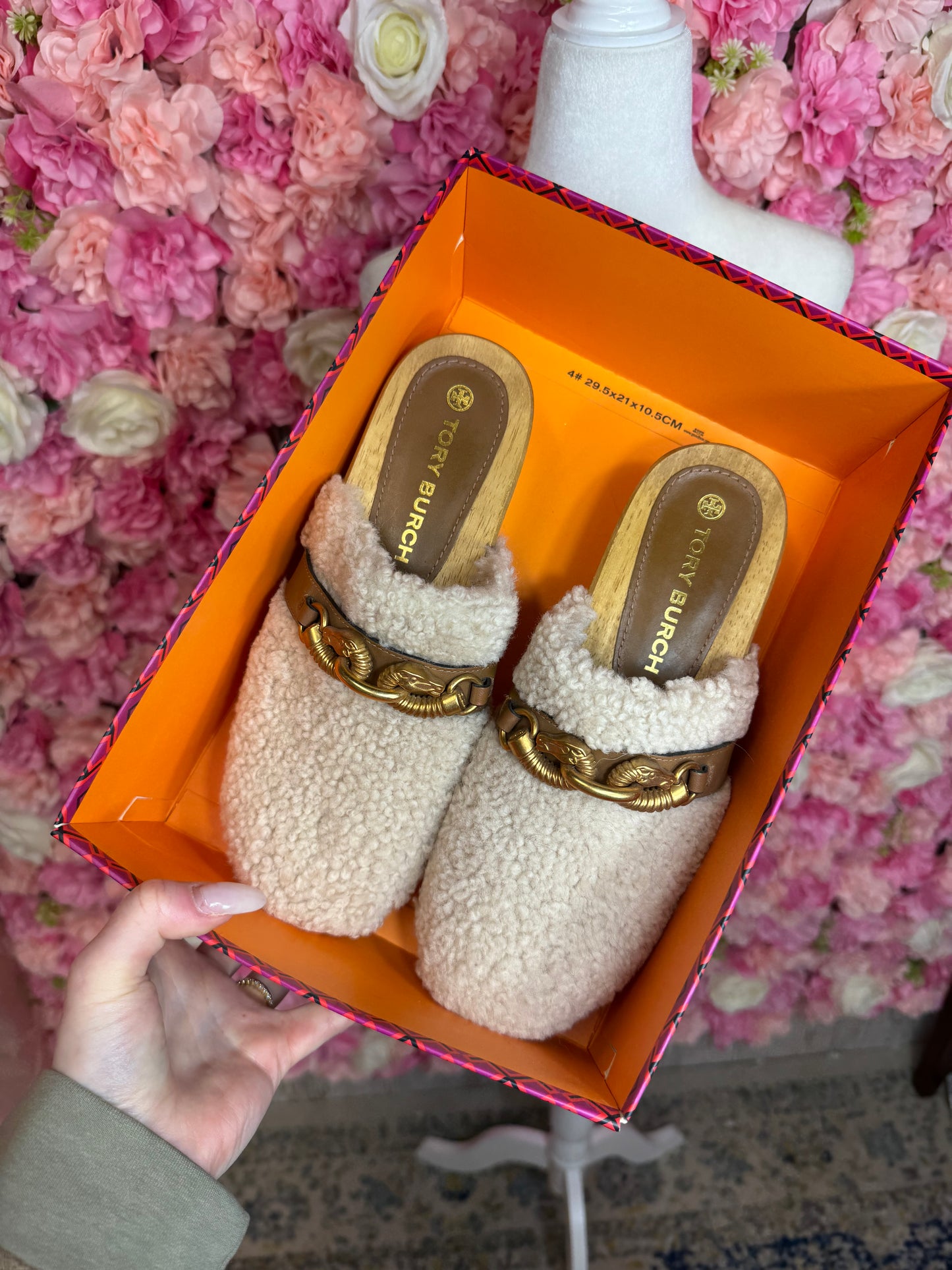 Tory Burch Jessa Sherling Clog Size 8