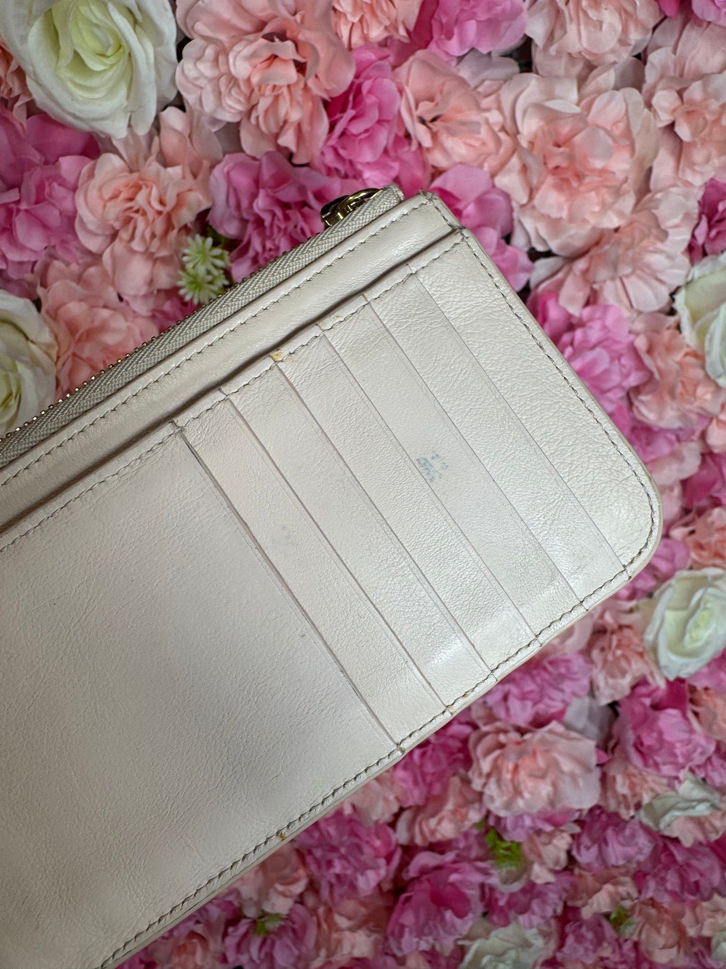 Pink Chloe Horse Print Slim Wallet