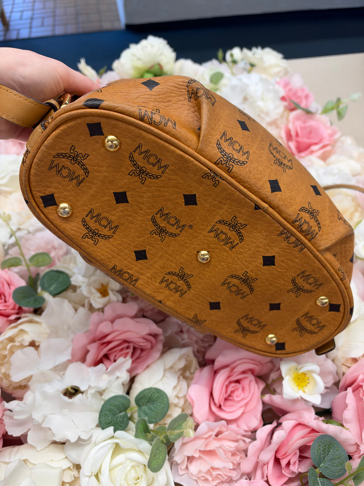 MCM Viestos Hobo Shoulder Bag