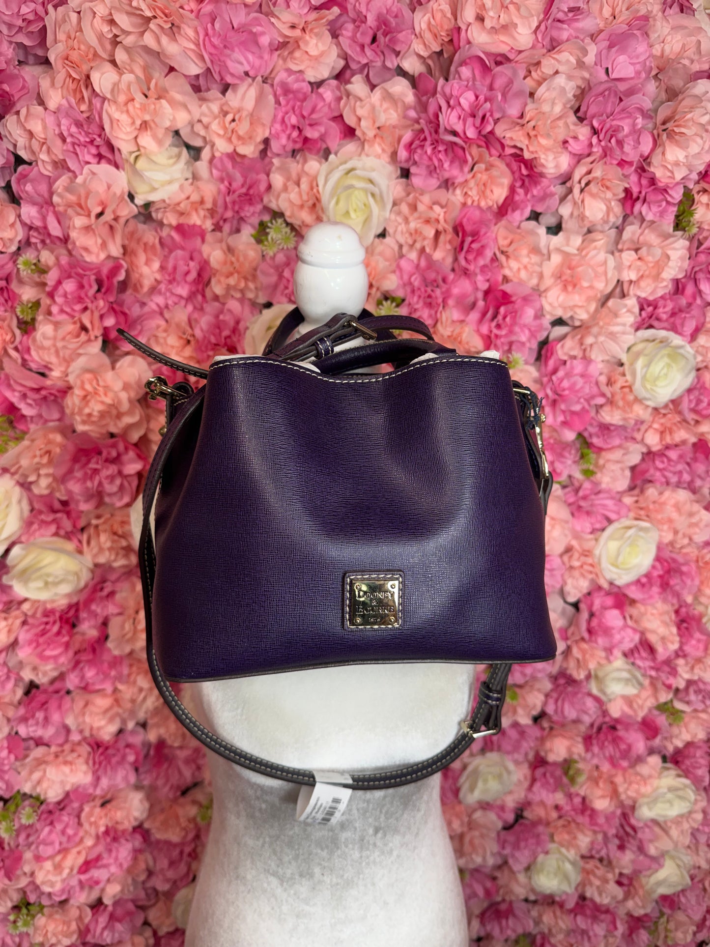 NWT Purple Lucca Pebble Dooney & Bourke