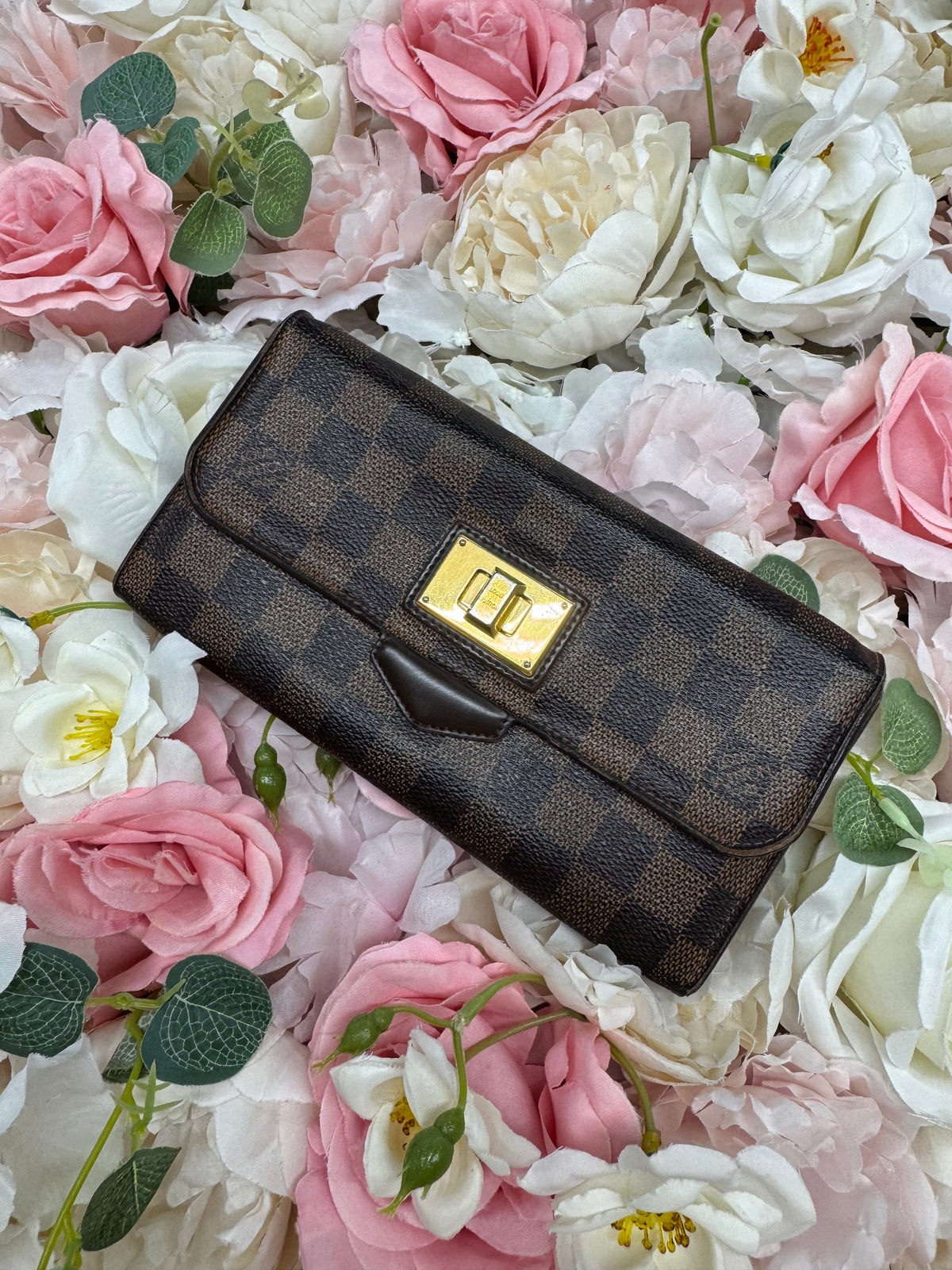 Louis Vuitton Damier Ebene Rosenberg Wallet