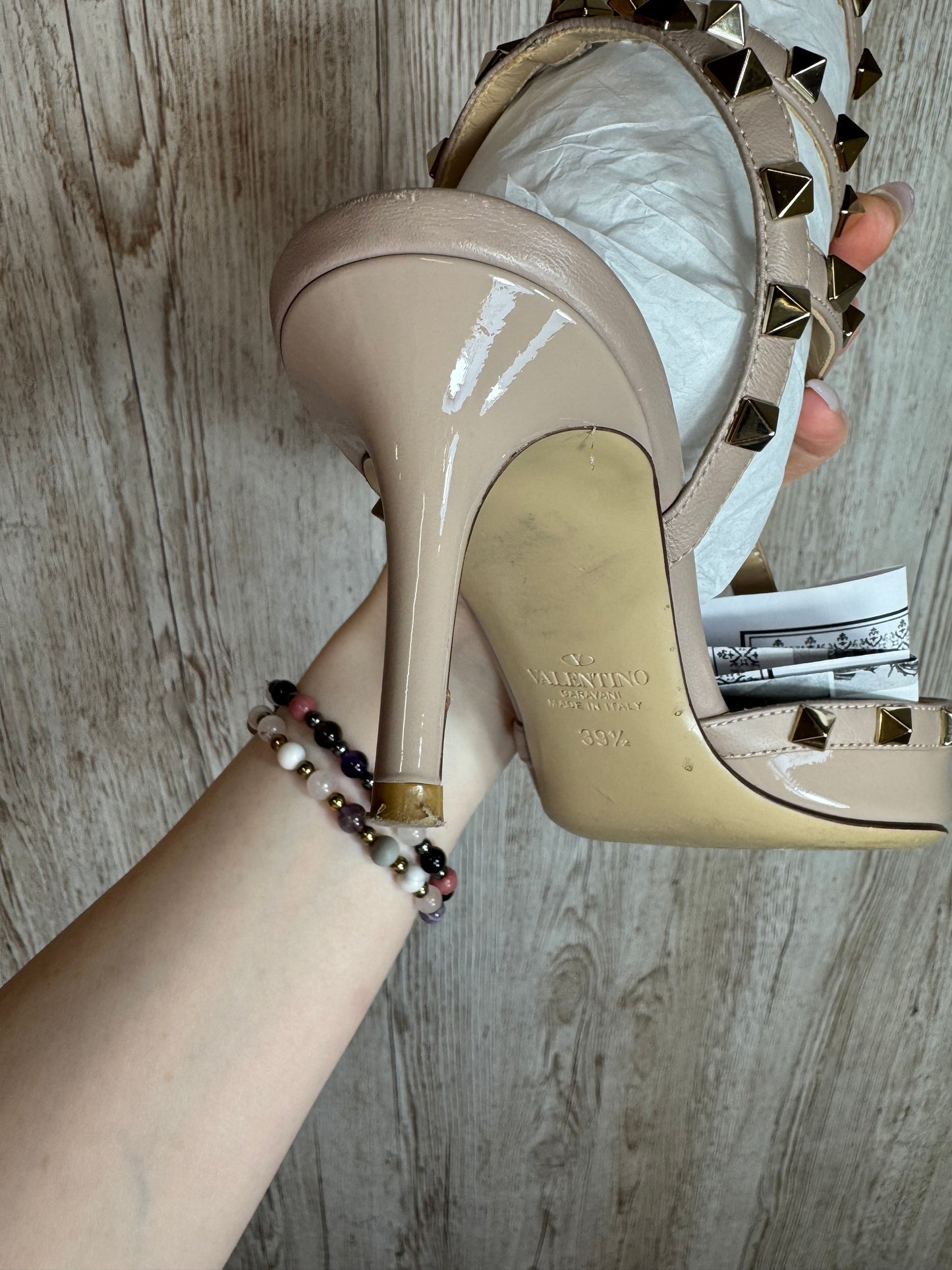 Valentino Rock Stud Heels Size 39.5