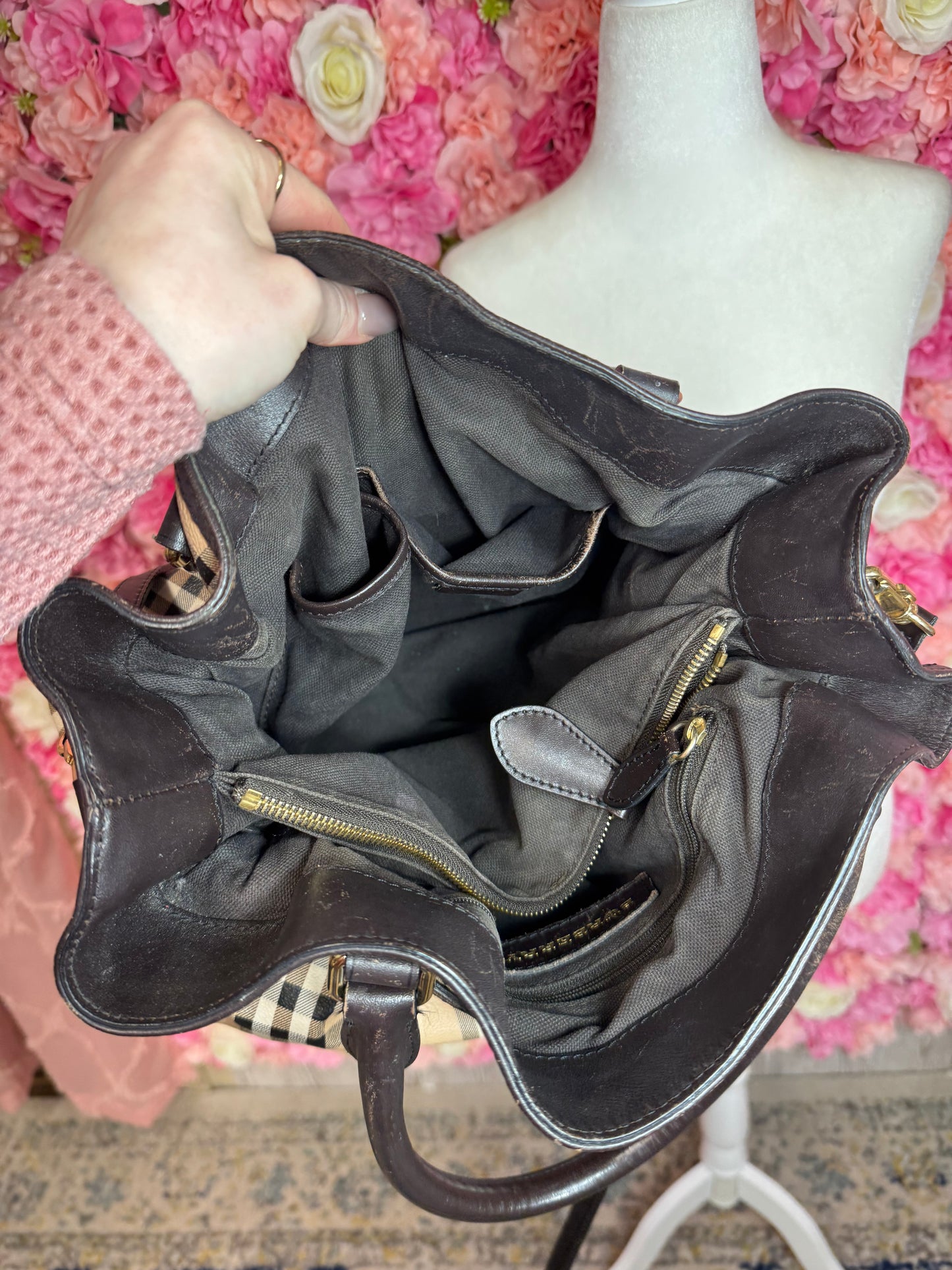 Burberry Haymaker Check Bag