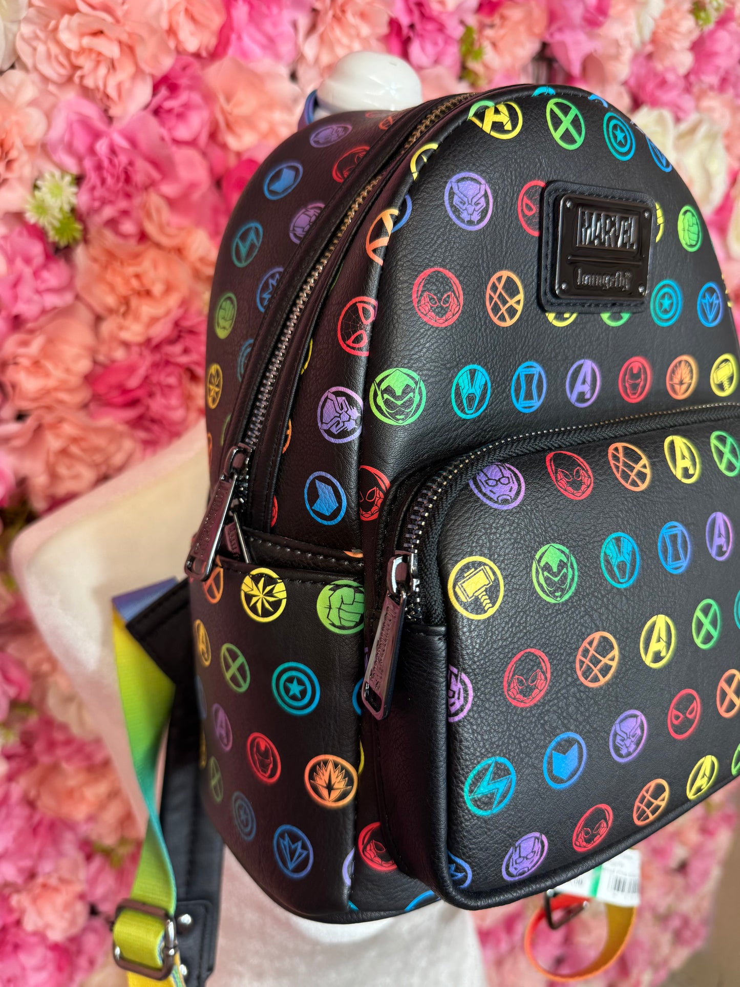 Disney Loungefly Marvel Pride Backpack Purse