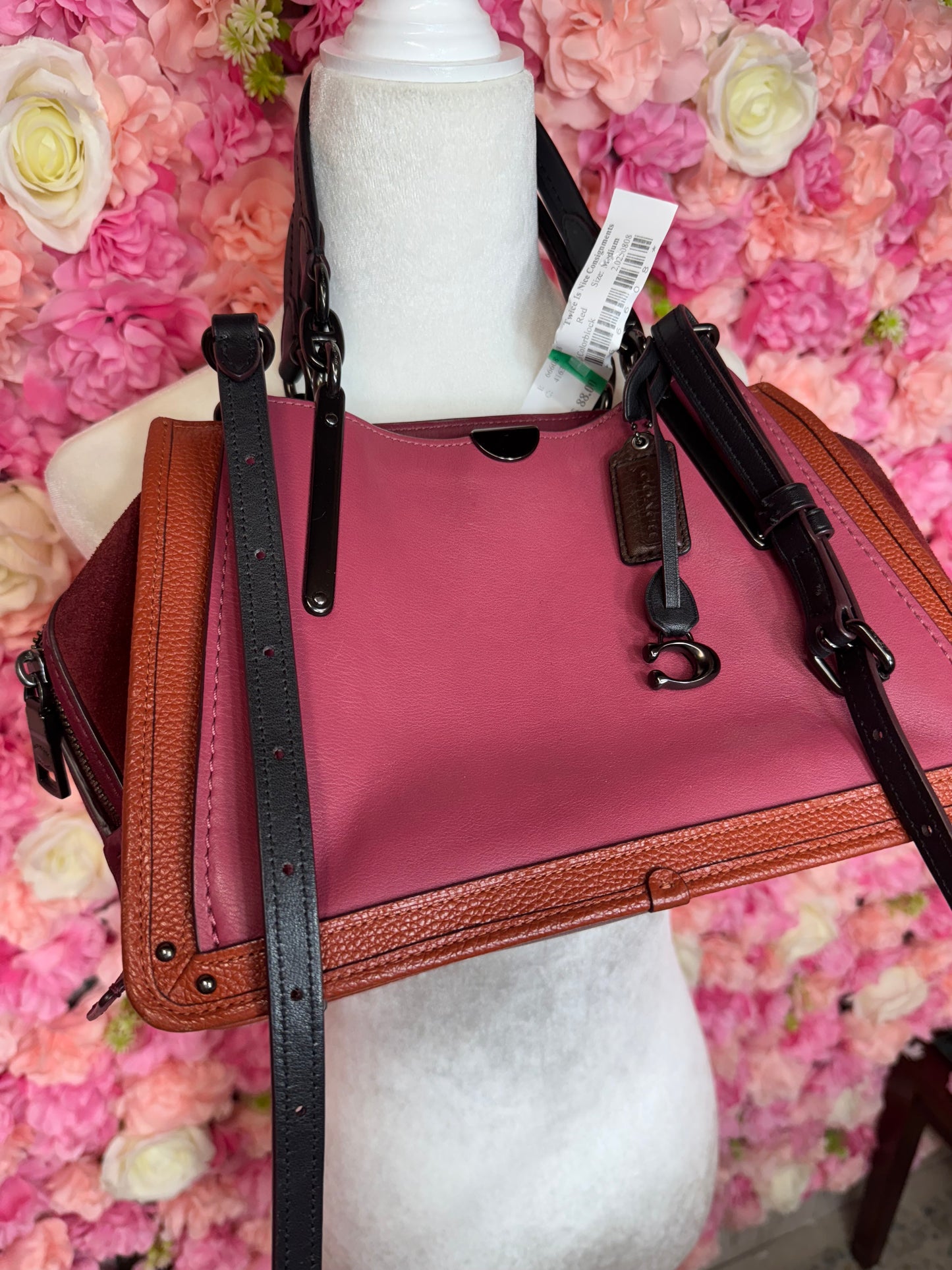 Coach Dreamer 36 Colorblock With Long Strap