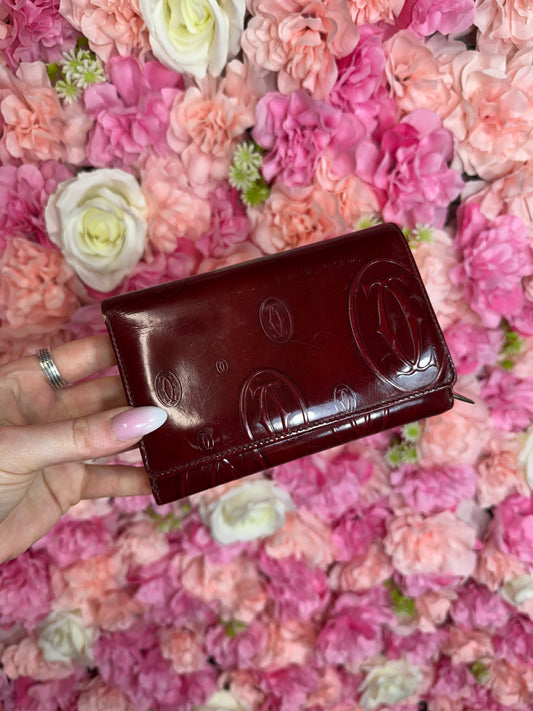 Vintage Patent Leather Cartier Wallet