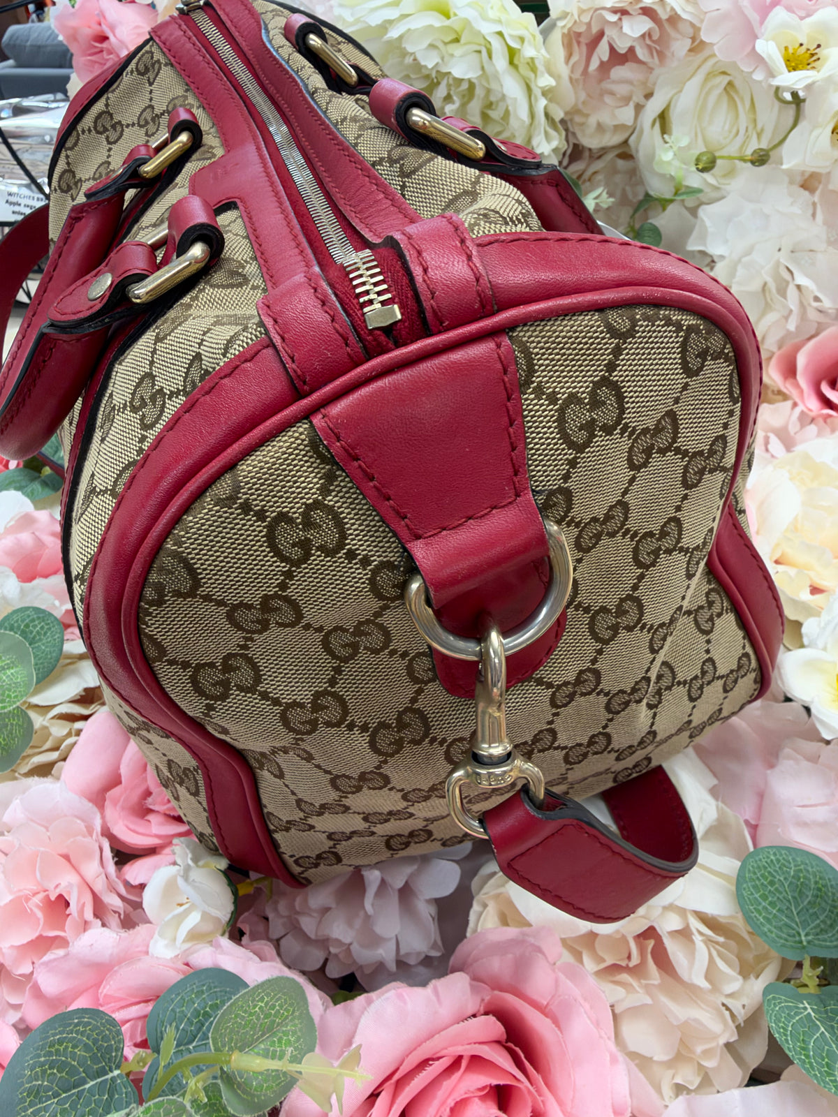 Gucci Canvas Bag With Strap