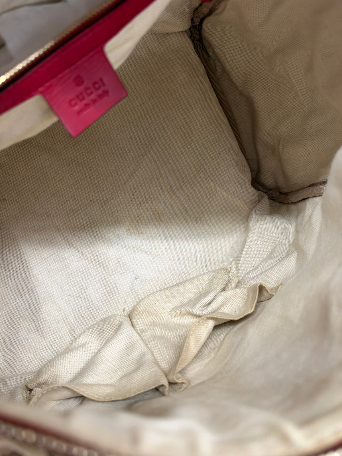 Gucci Canvas Bag With Strap