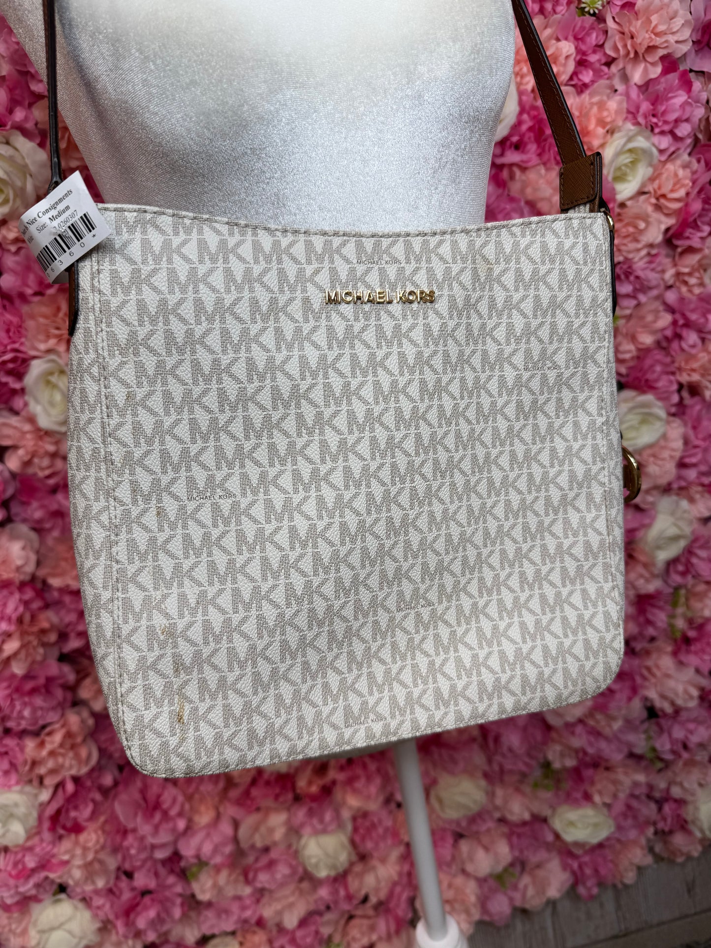 Neutral Michael Kors Crossbody