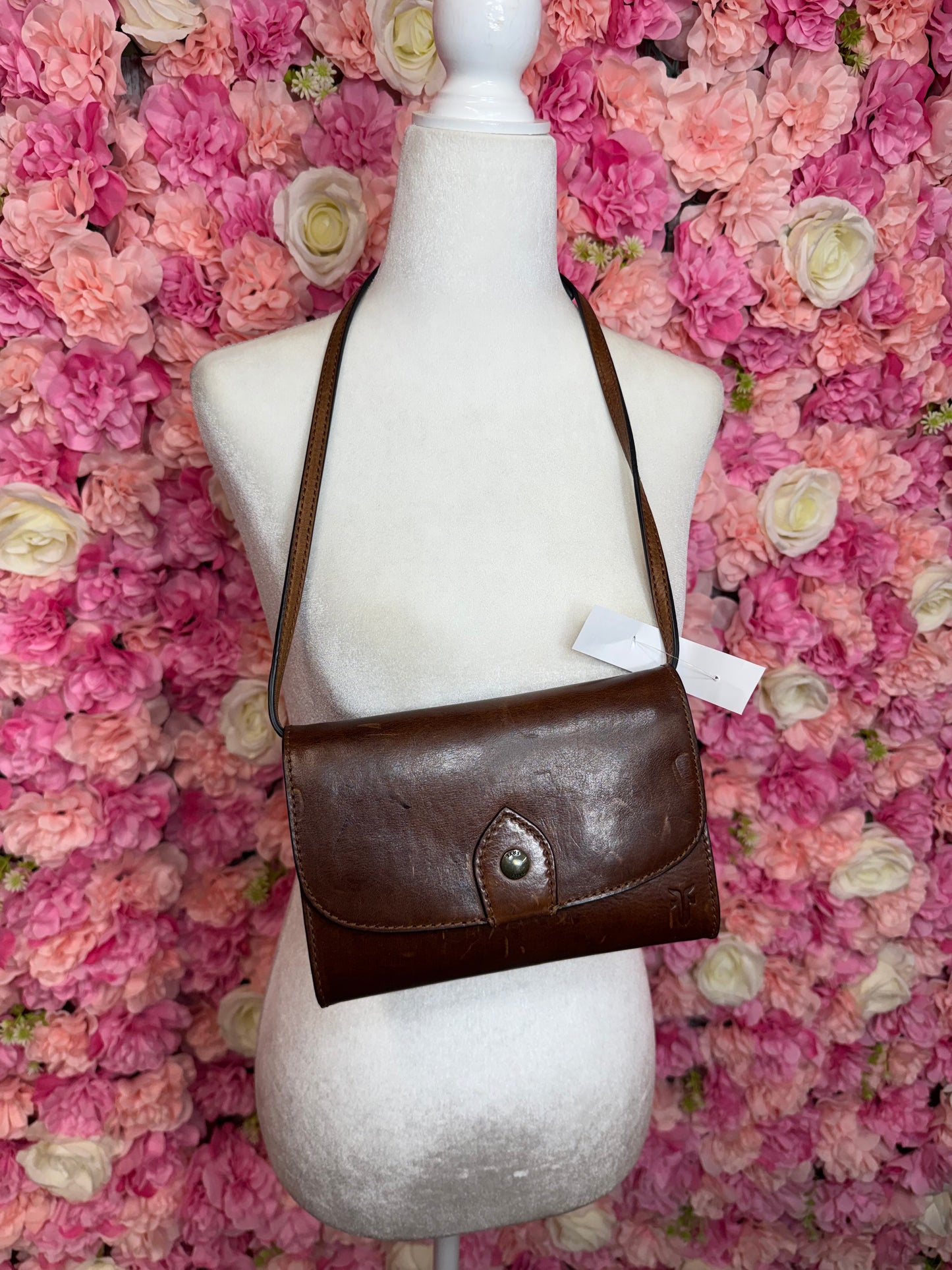 Frye Melissa Leather Wallet Crossbody