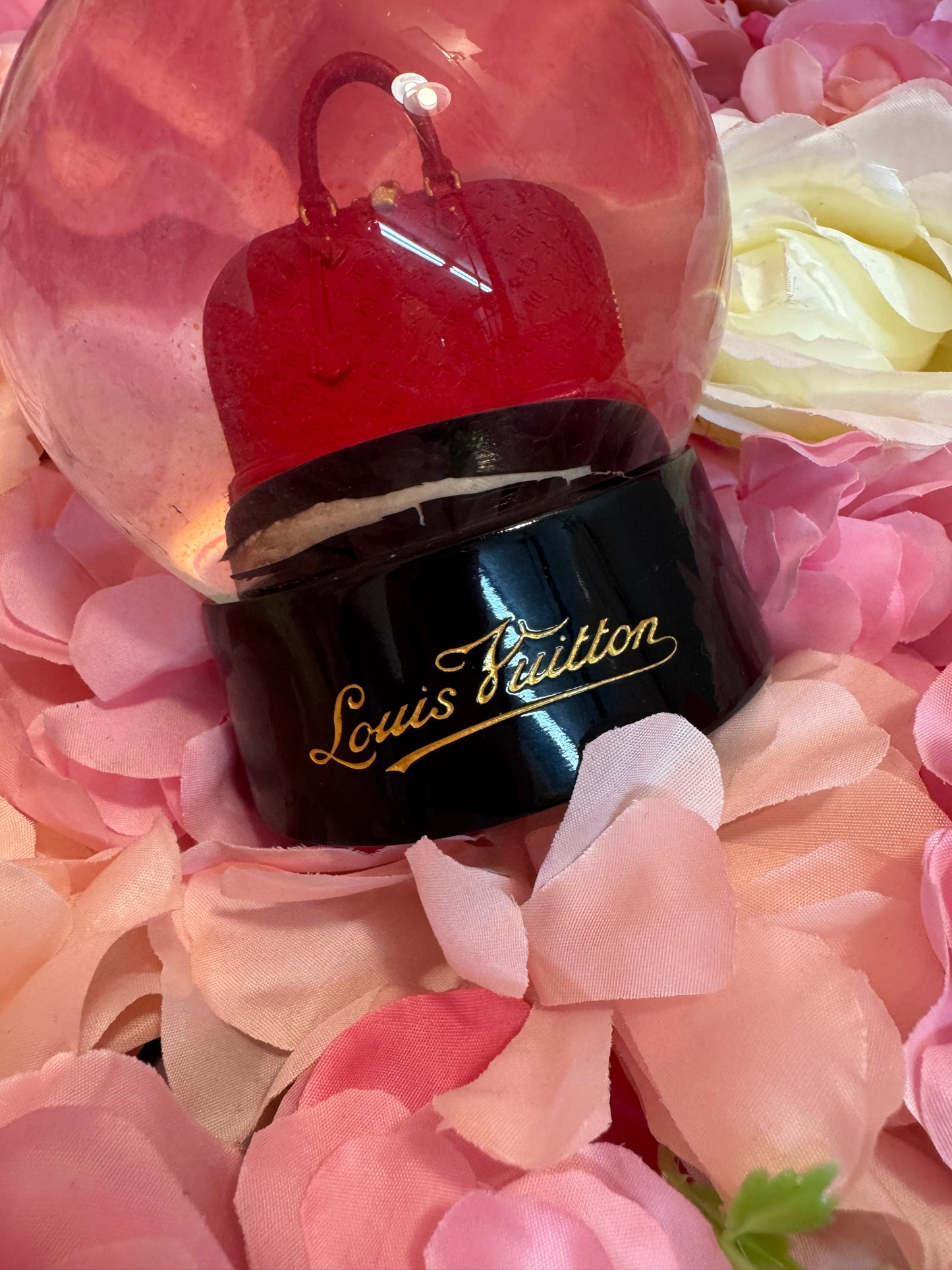 Louis Vuitton Red Alma VIP Snow Globe As Is