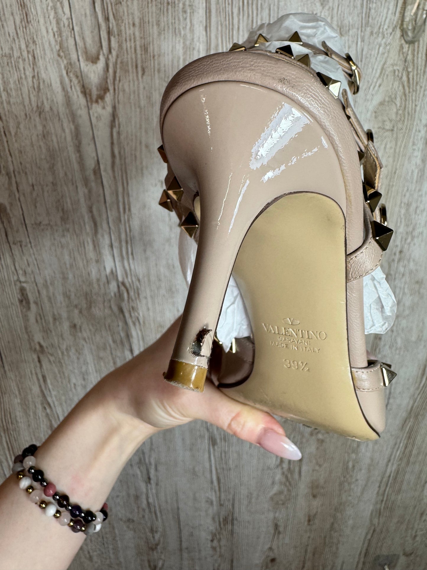 Valentino Rock Stud Heels Size 39.5