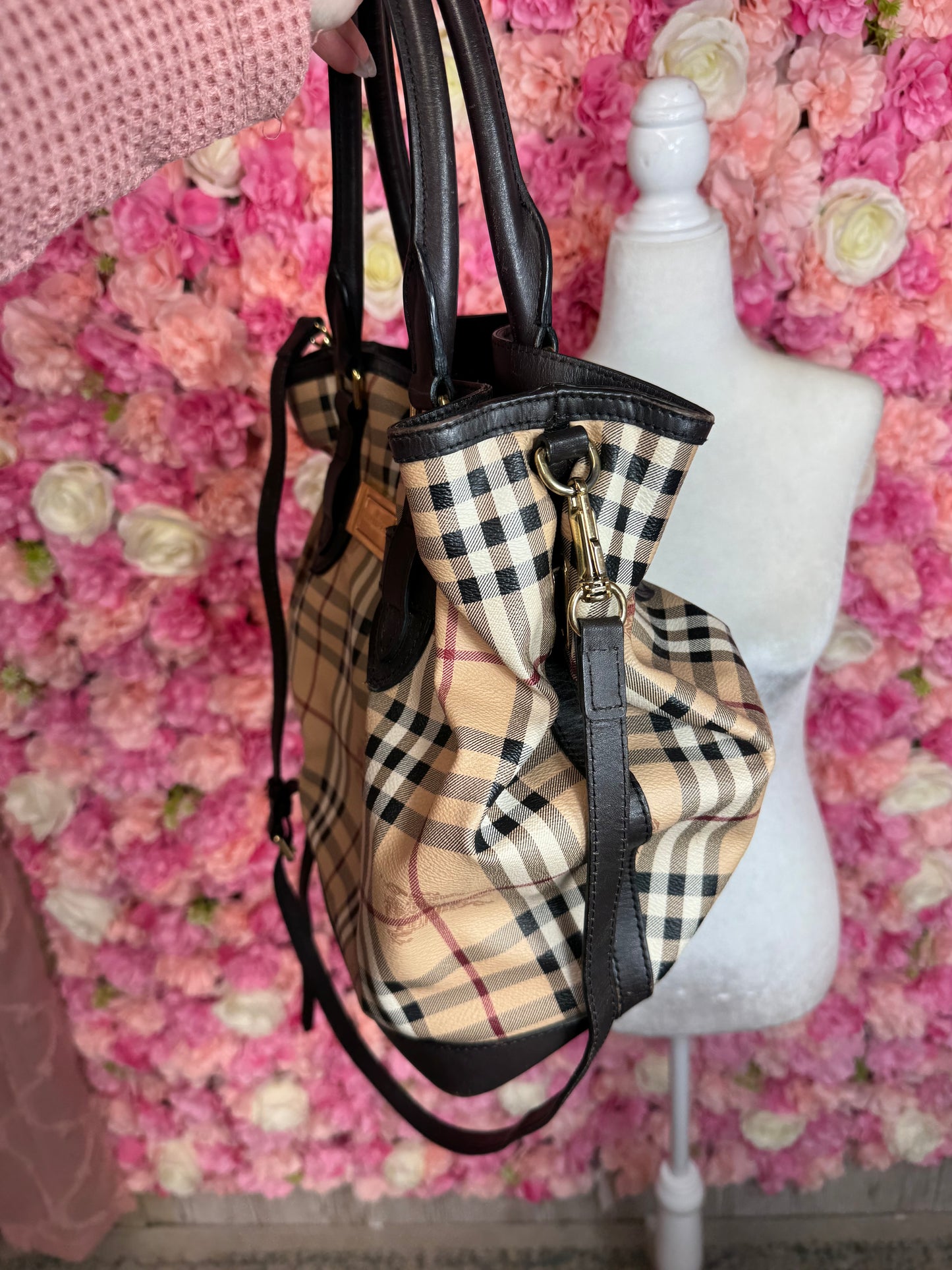 Burberry Haymaker Check Bag