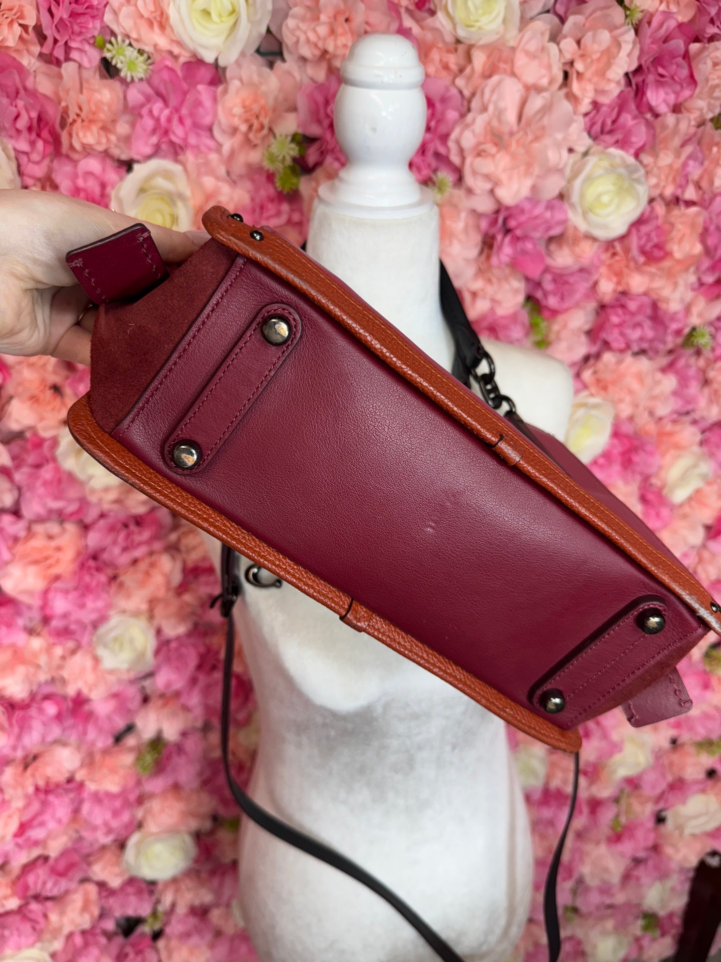 Coach Dreamer 36 Colorblock With Long Strap
