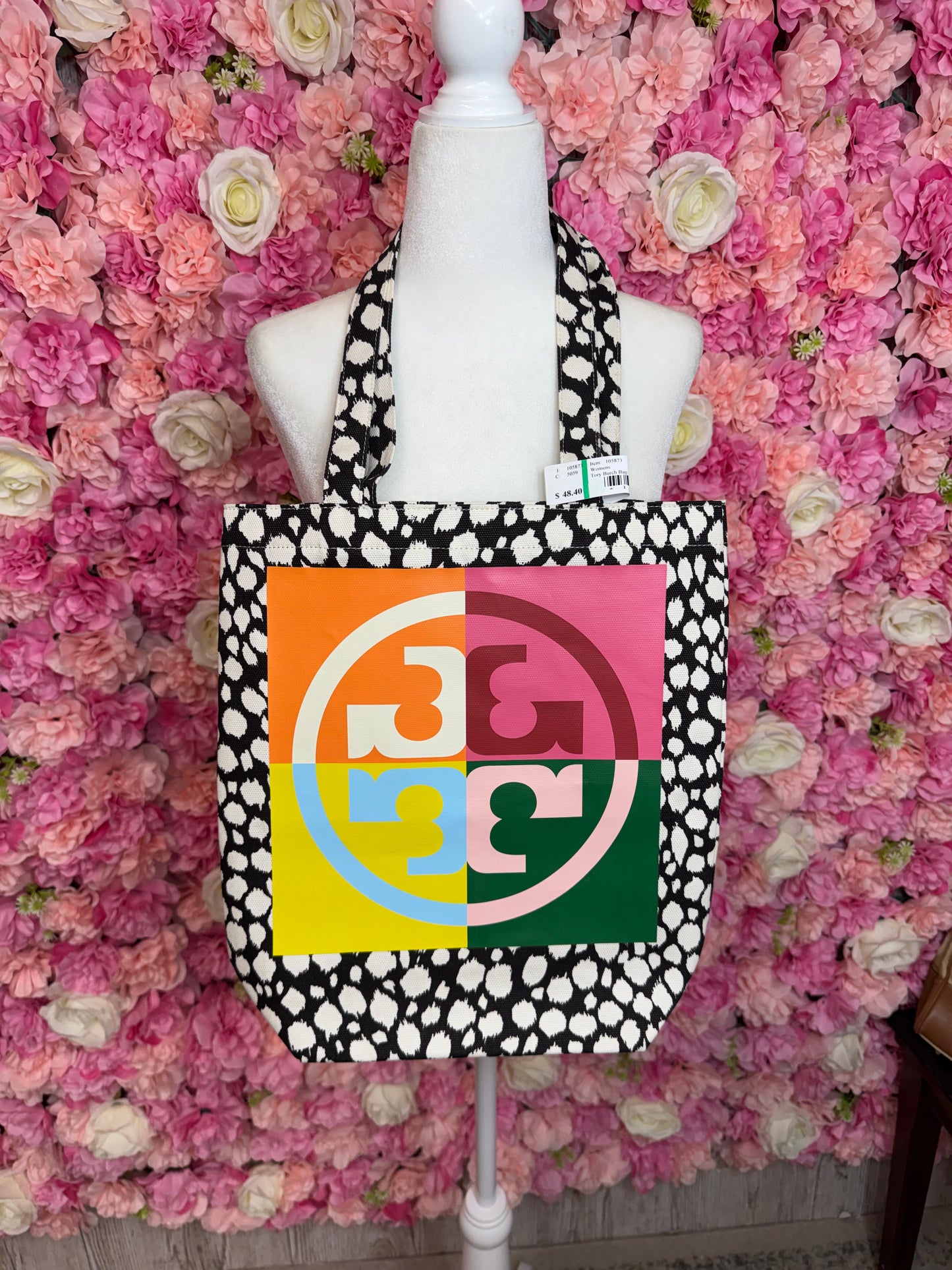 Tory Burch Canvas Tote Bag