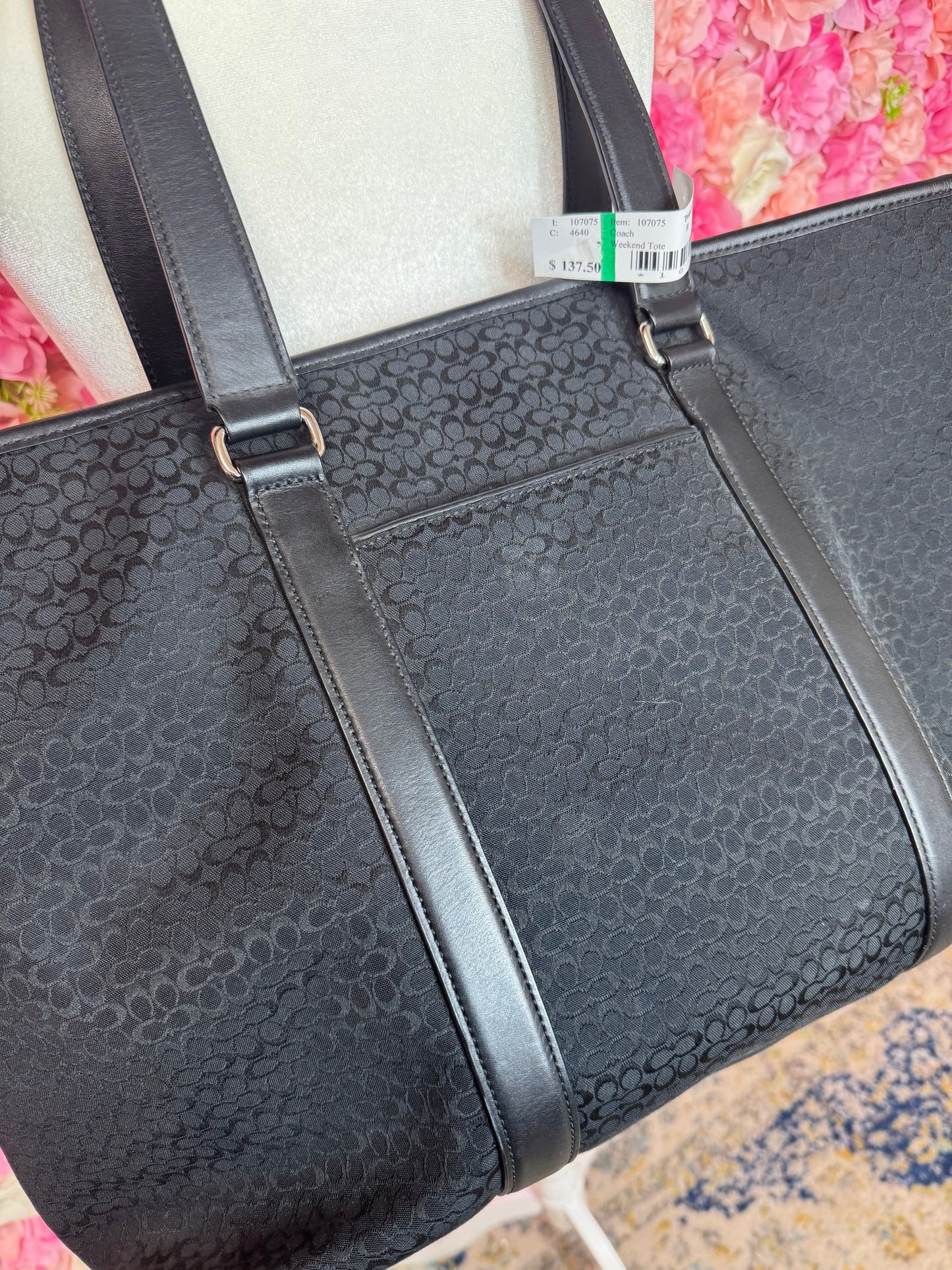 Coach Weekend Tote Travel Bag