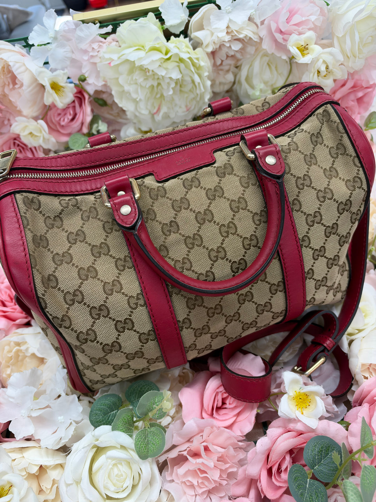 Gucci Canvas Bag With Strap
