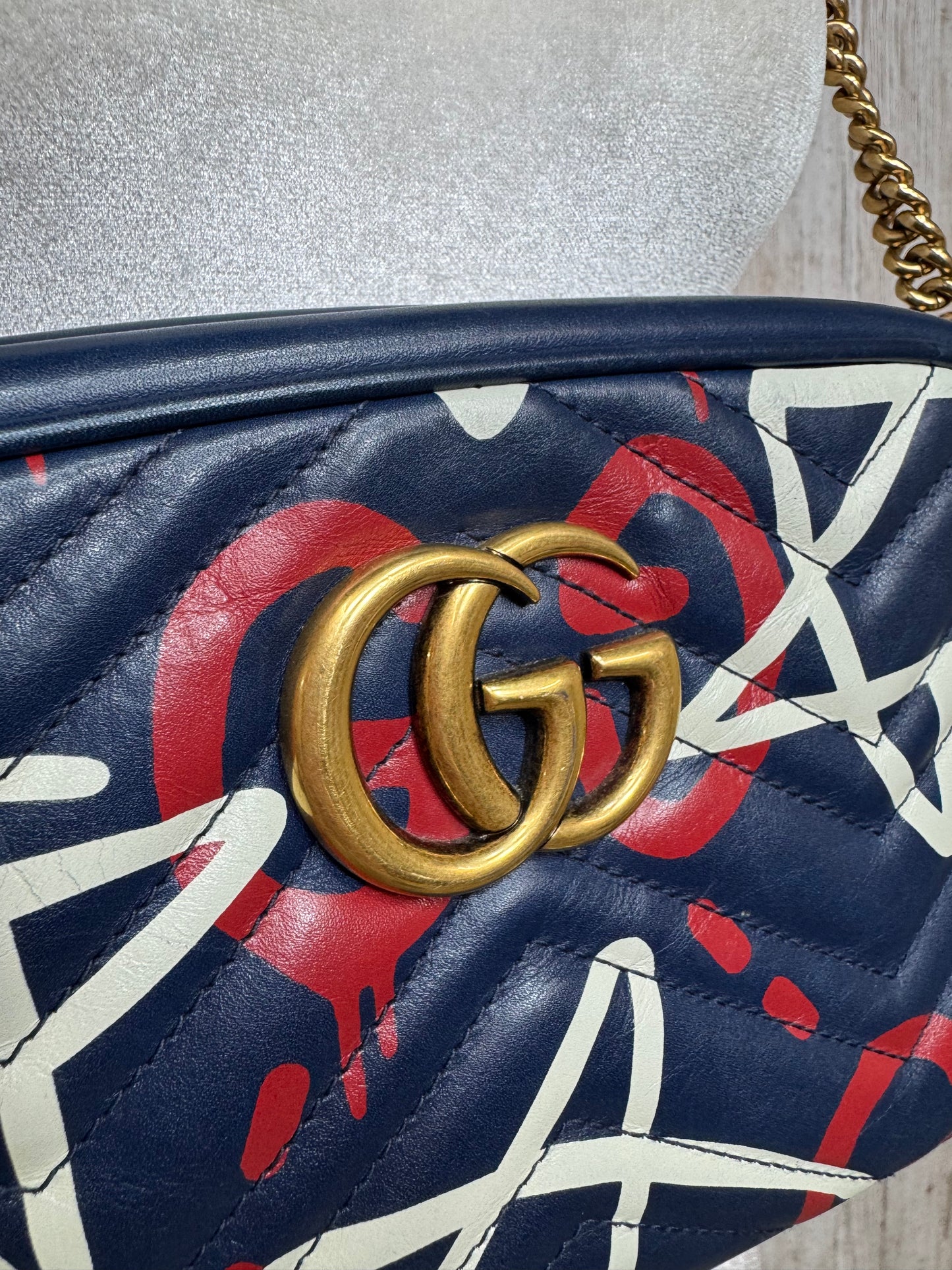 Gucci Matelasse Maramont Crossbody Bag