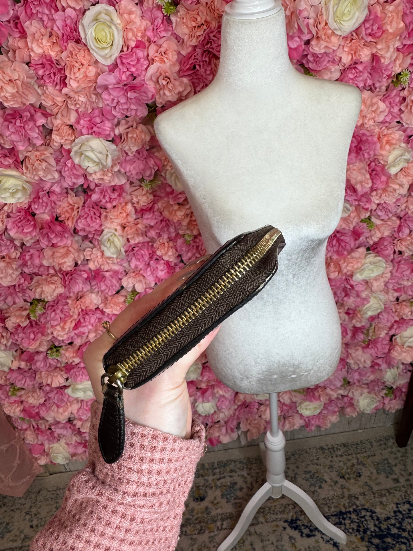 Burberry Zip Around Wallet