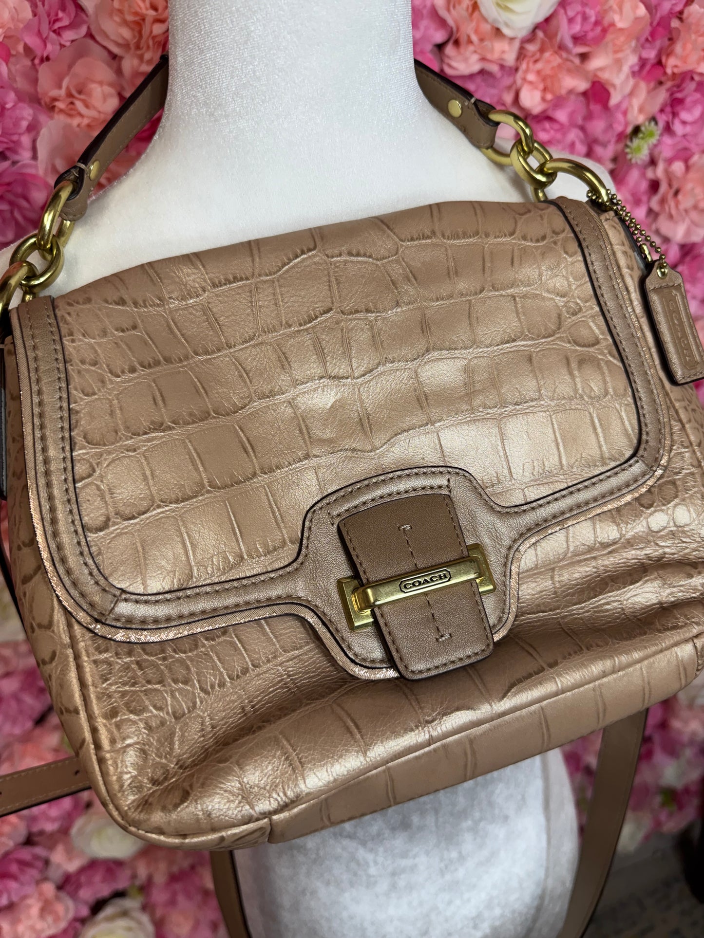 Coach Taylor Exotic Leather Crossbody