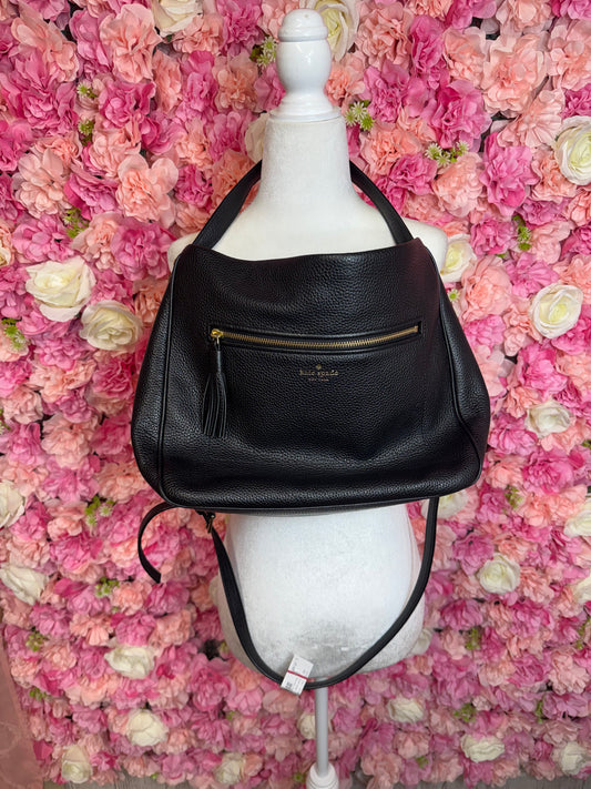Black Kate Spade Shoulder Bag With Long Strap