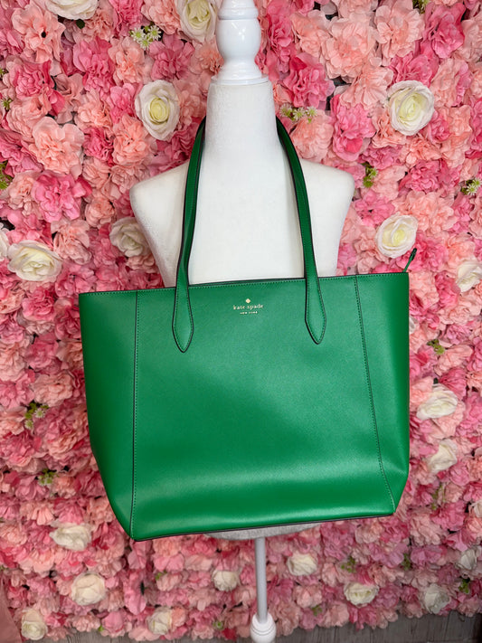 NWOT Green Kate Spade Oversized Bag