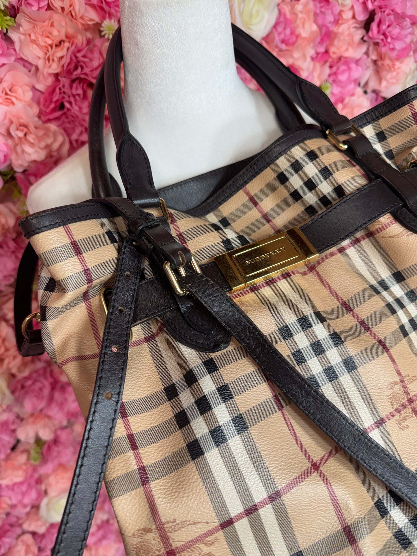Burberry Haymaker Check Bag