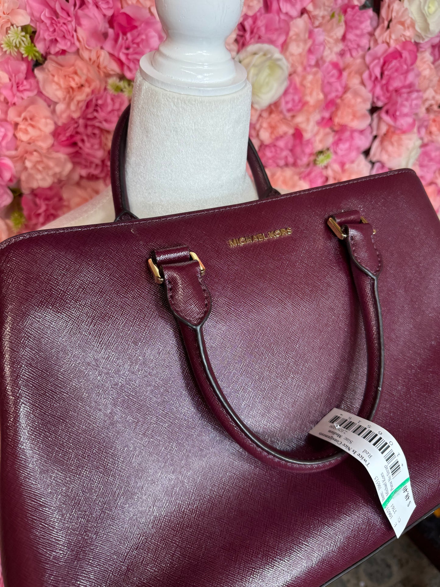 Burgandy Michael Kors Bag No Strap