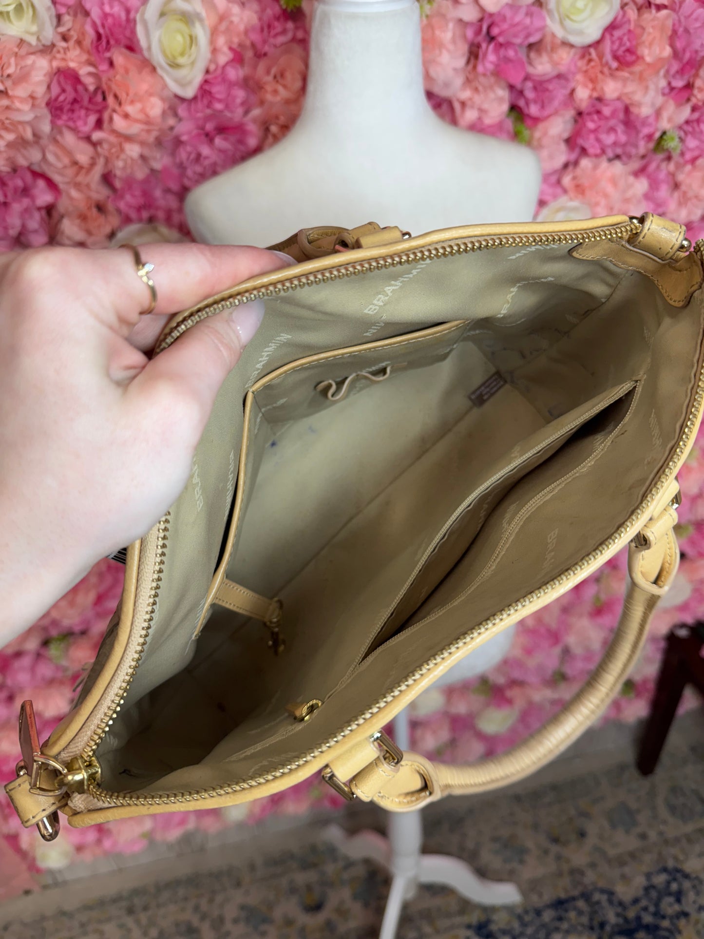 Brahmin Duxbury Pompano Pineapple Satchel