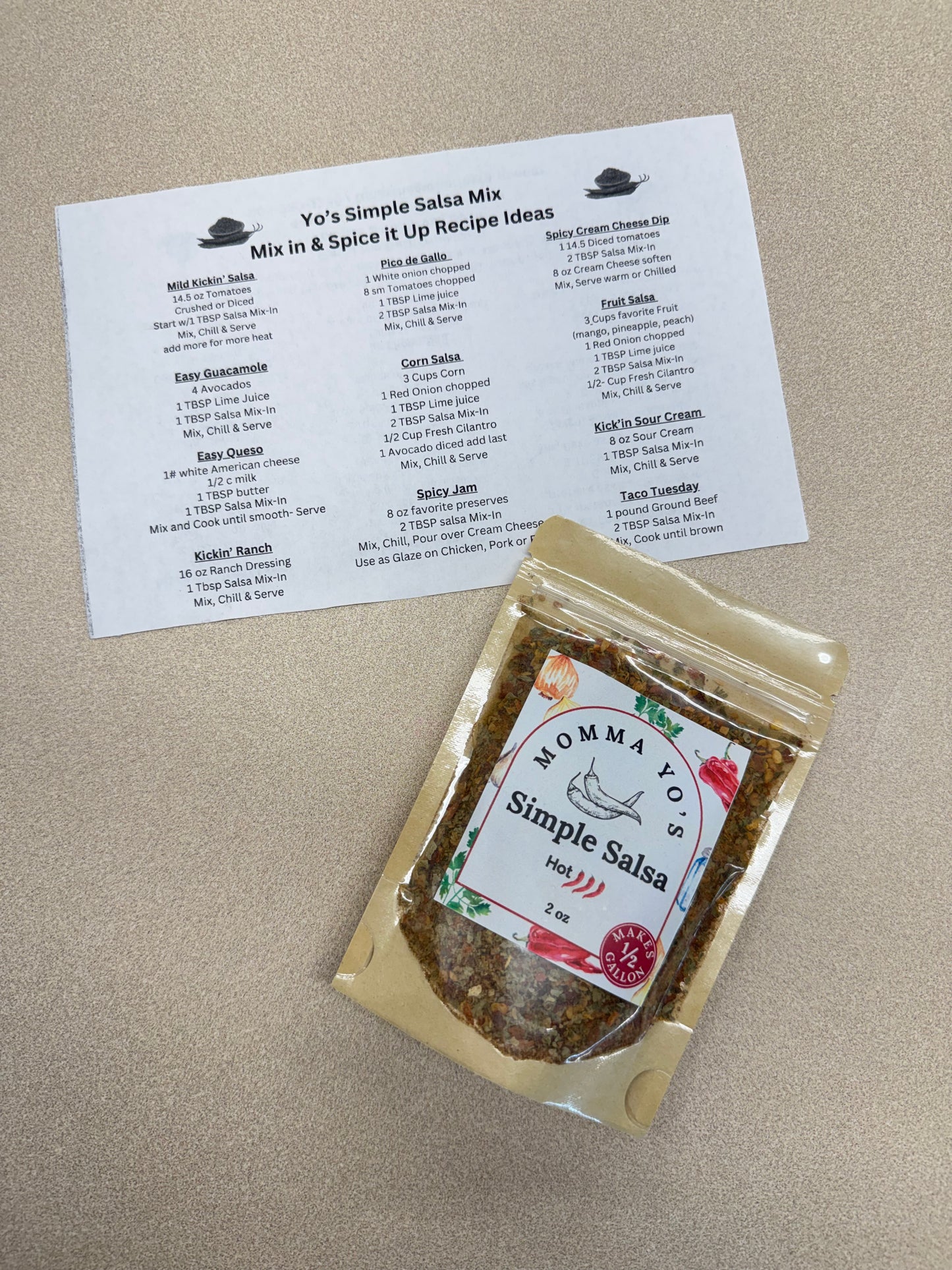 Momma Yo’s Locally Made Simple Salsa HOT