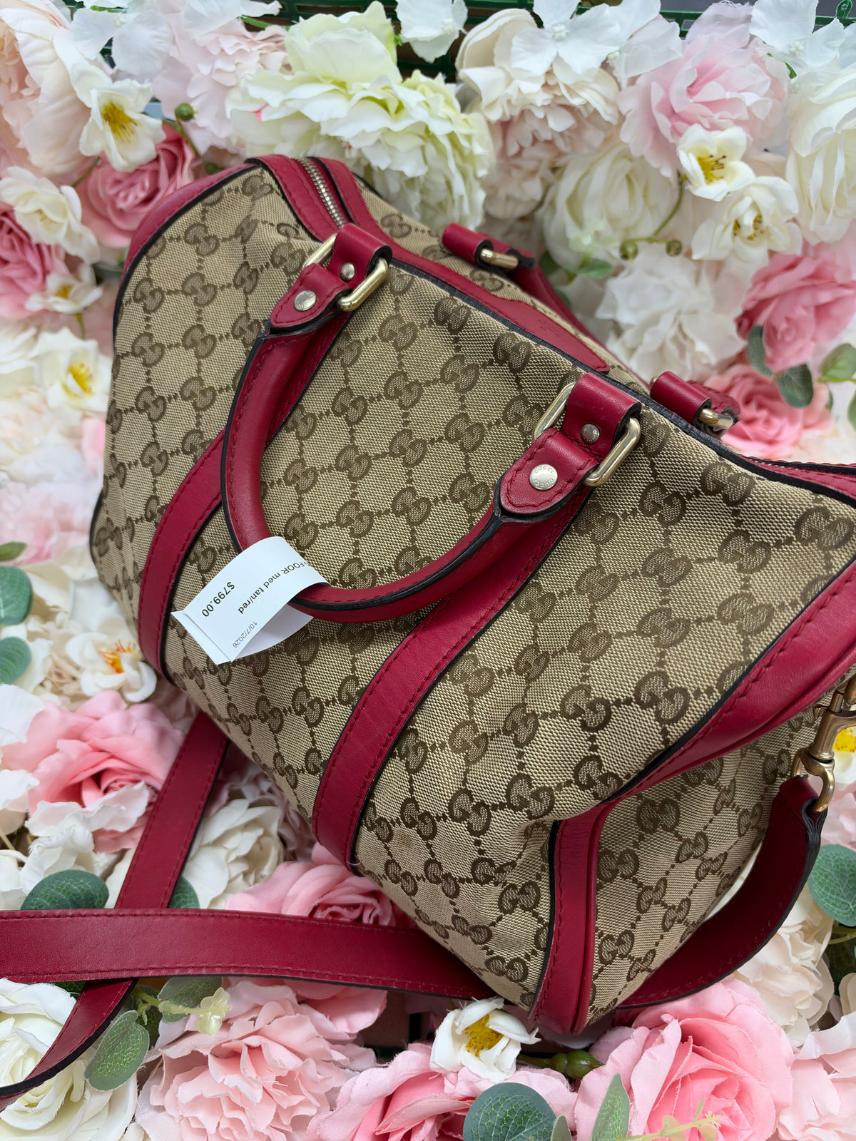 Gucci Canvas Bag With Strap