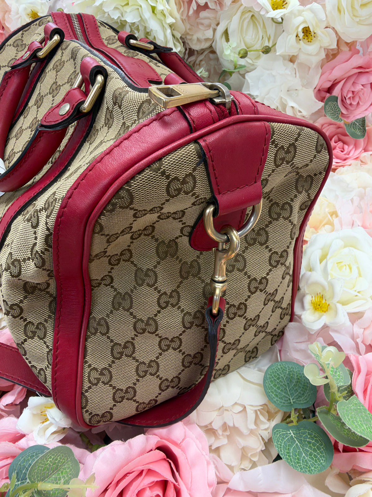 Gucci Canvas Bag With Strap