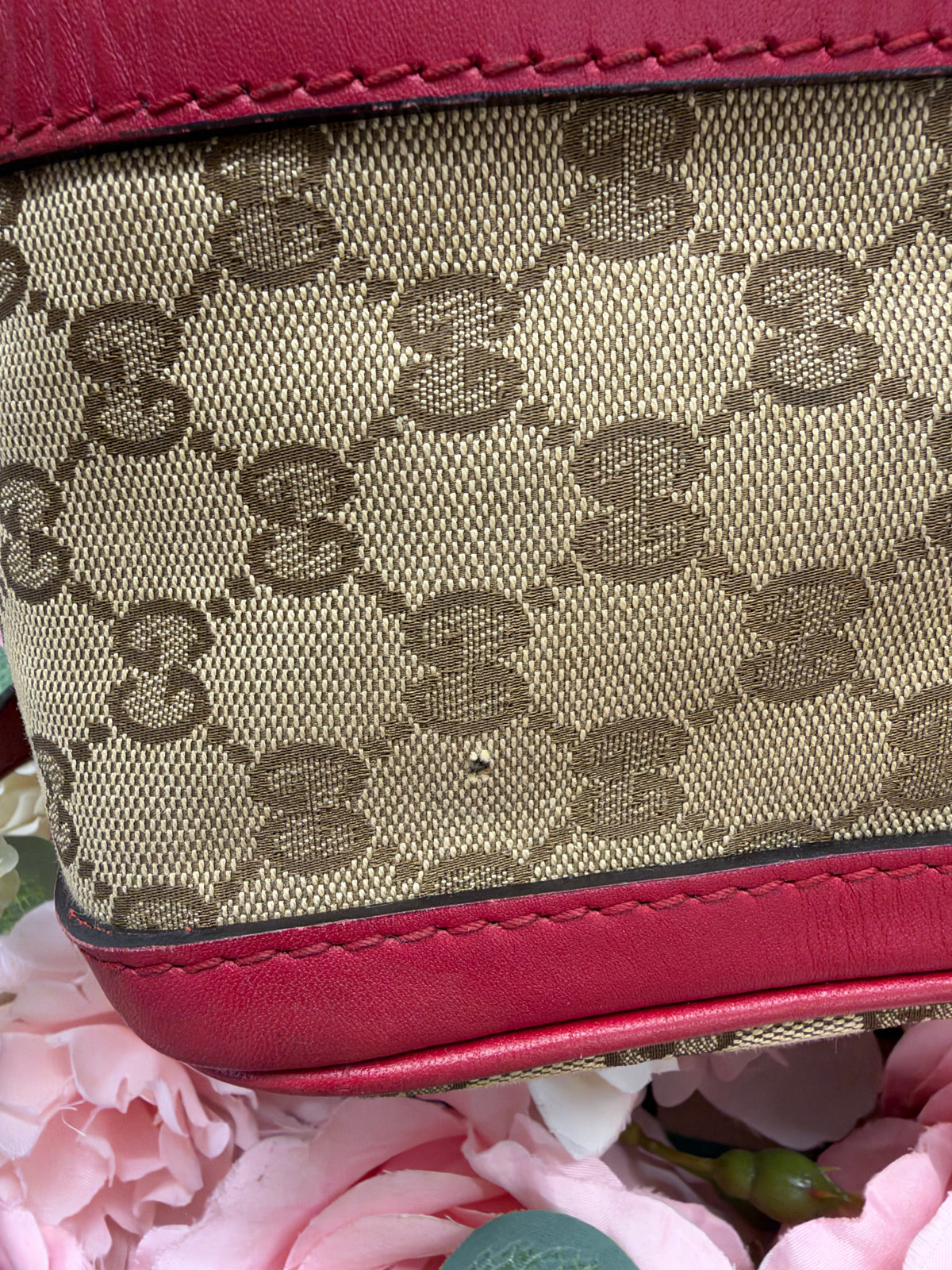 Gucci Canvas Bag With Strap
