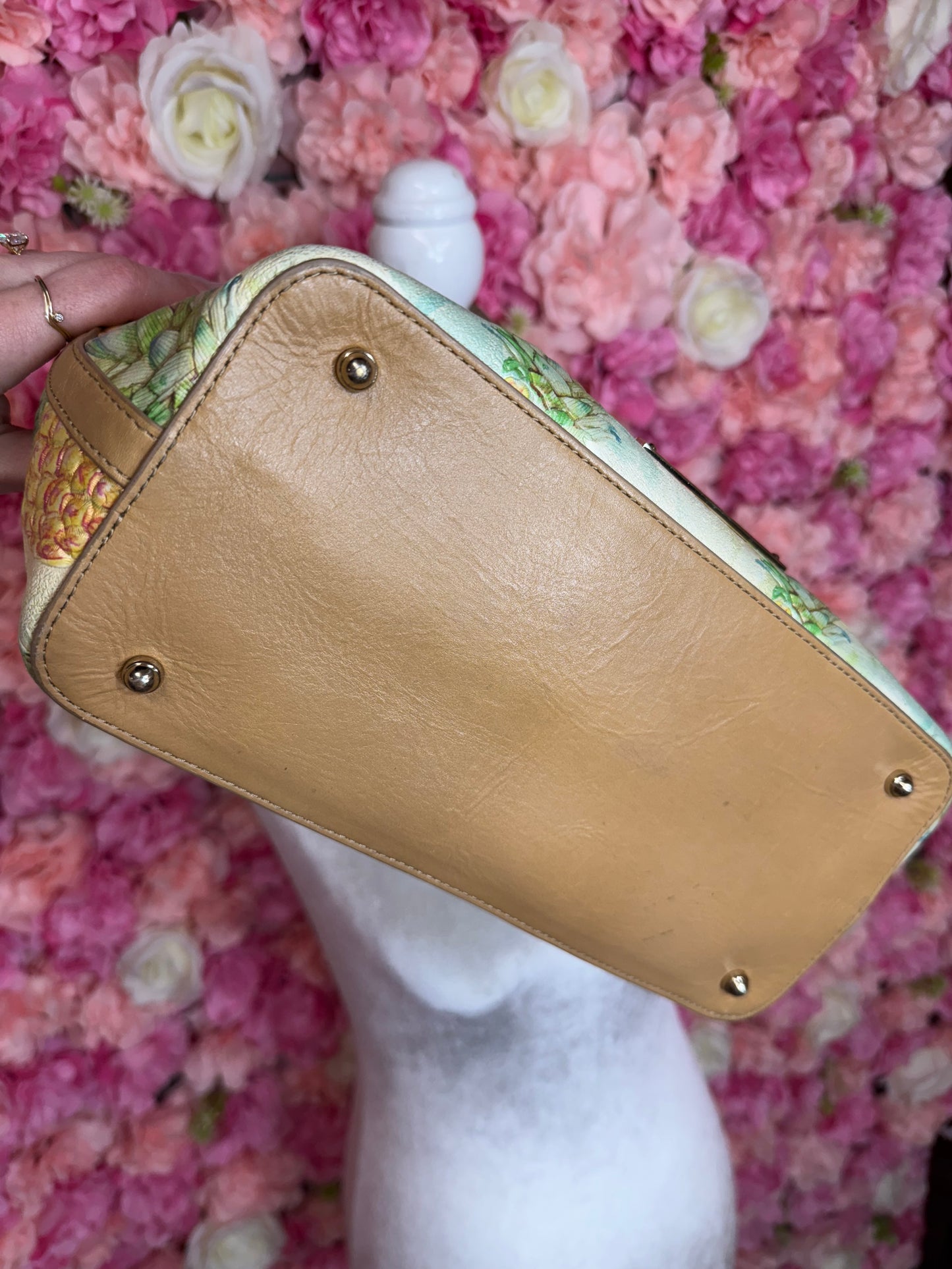 Brahmin Duxbury Pompano Pineapple Satchel