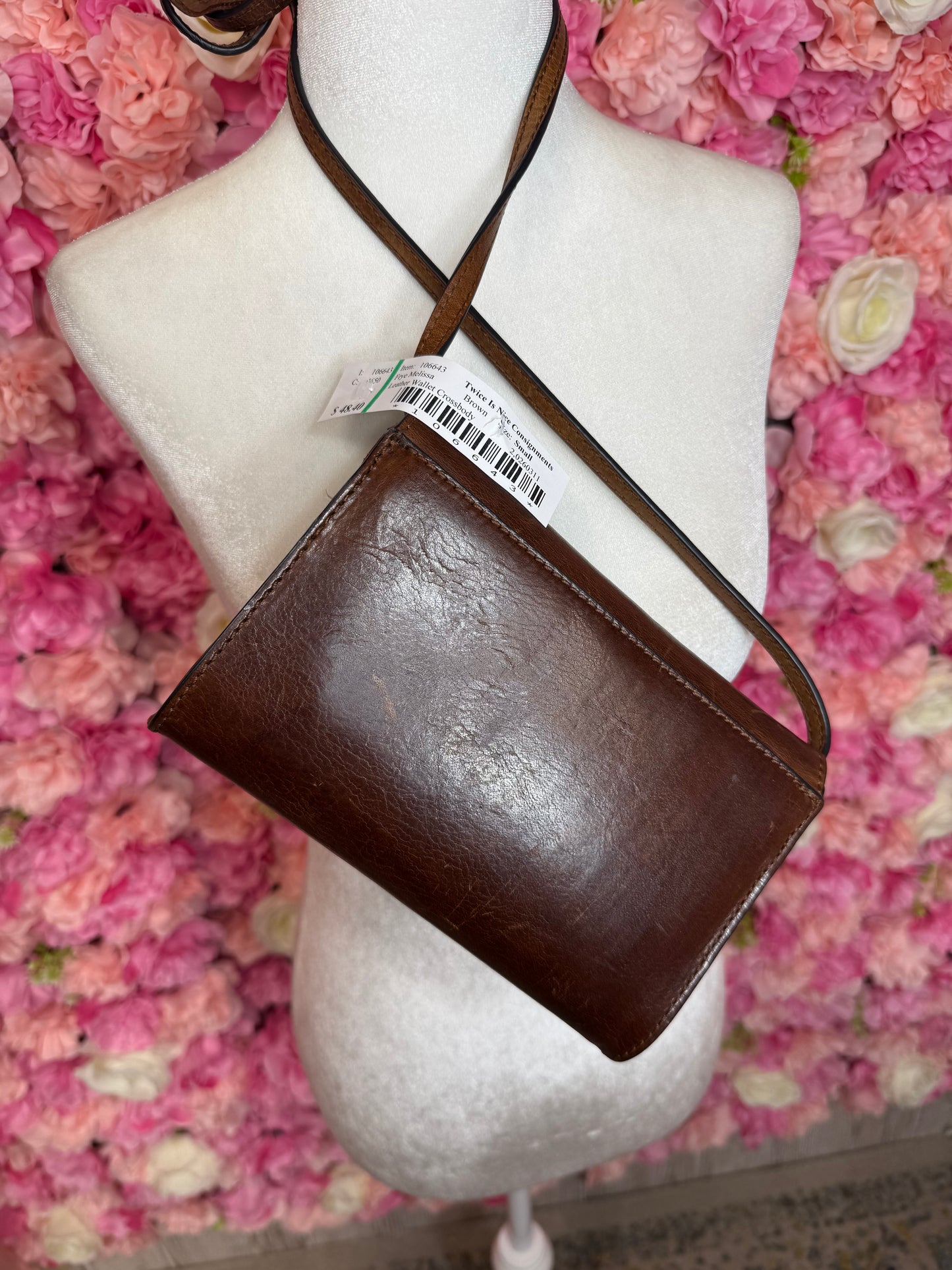 Frye Melissa Leather Wallet Crossbody