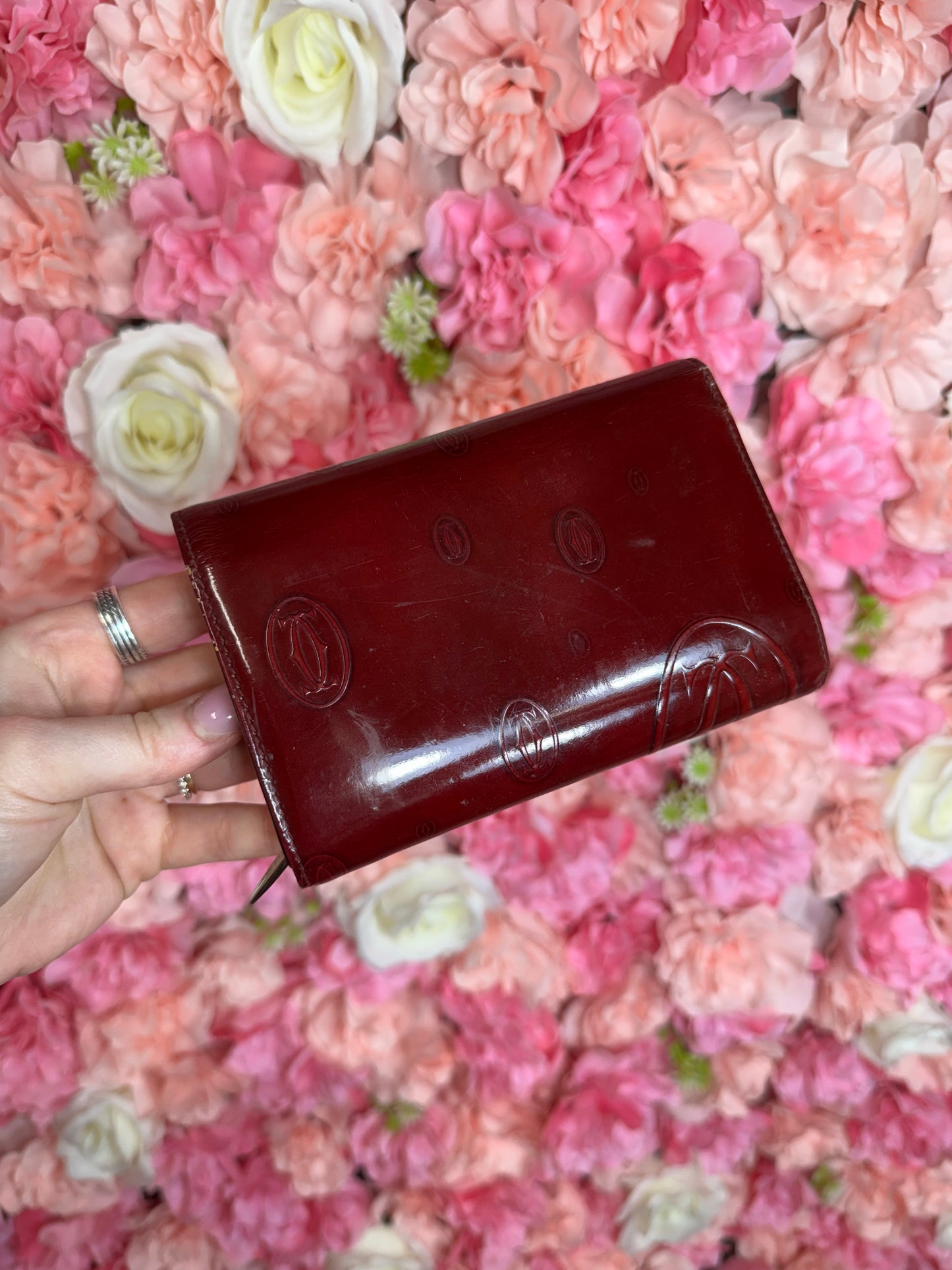 Vintage Patent Leather Cartier Wallet