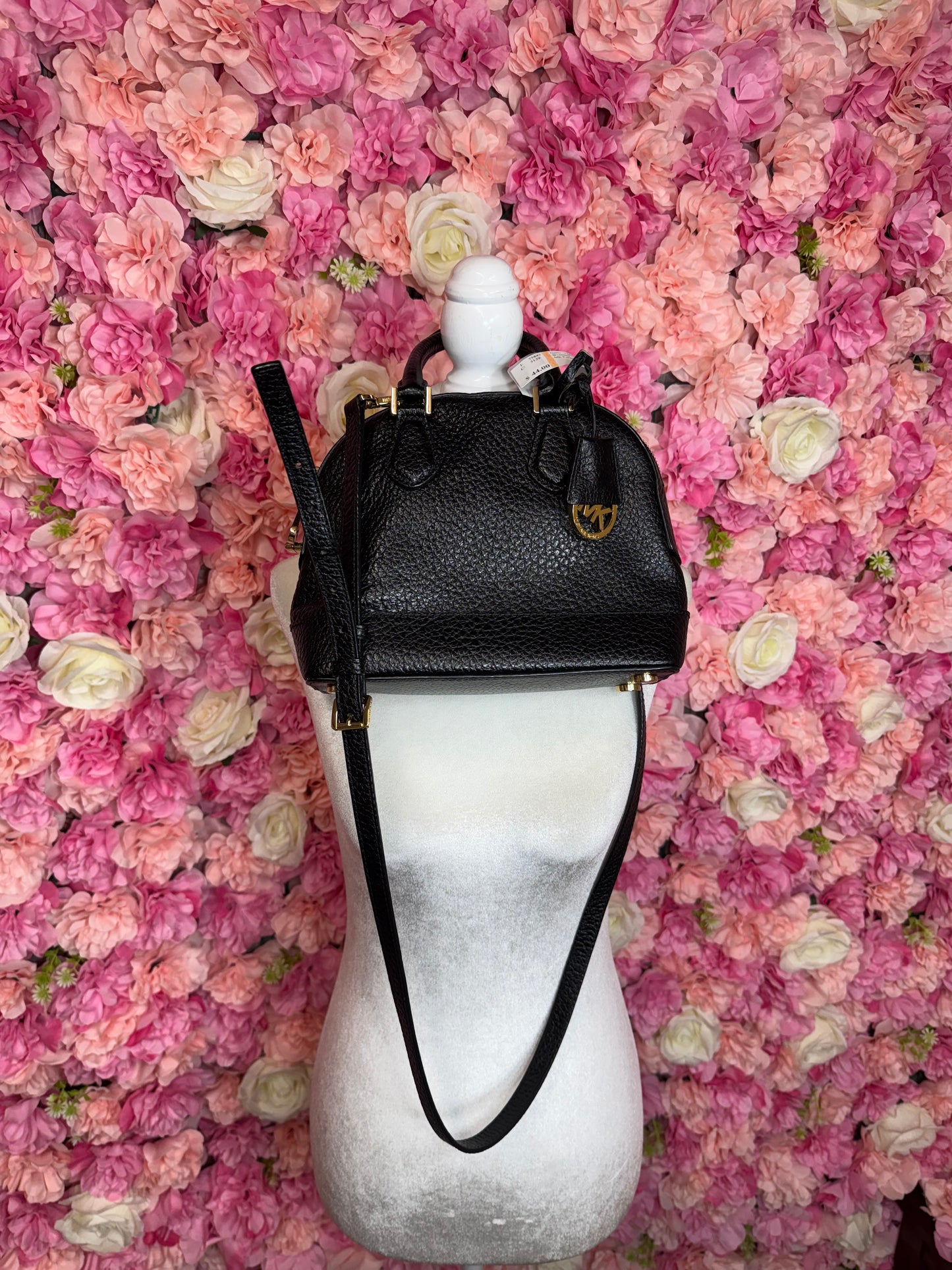 Small Michael Kors Black Bag With Crossbody Strap